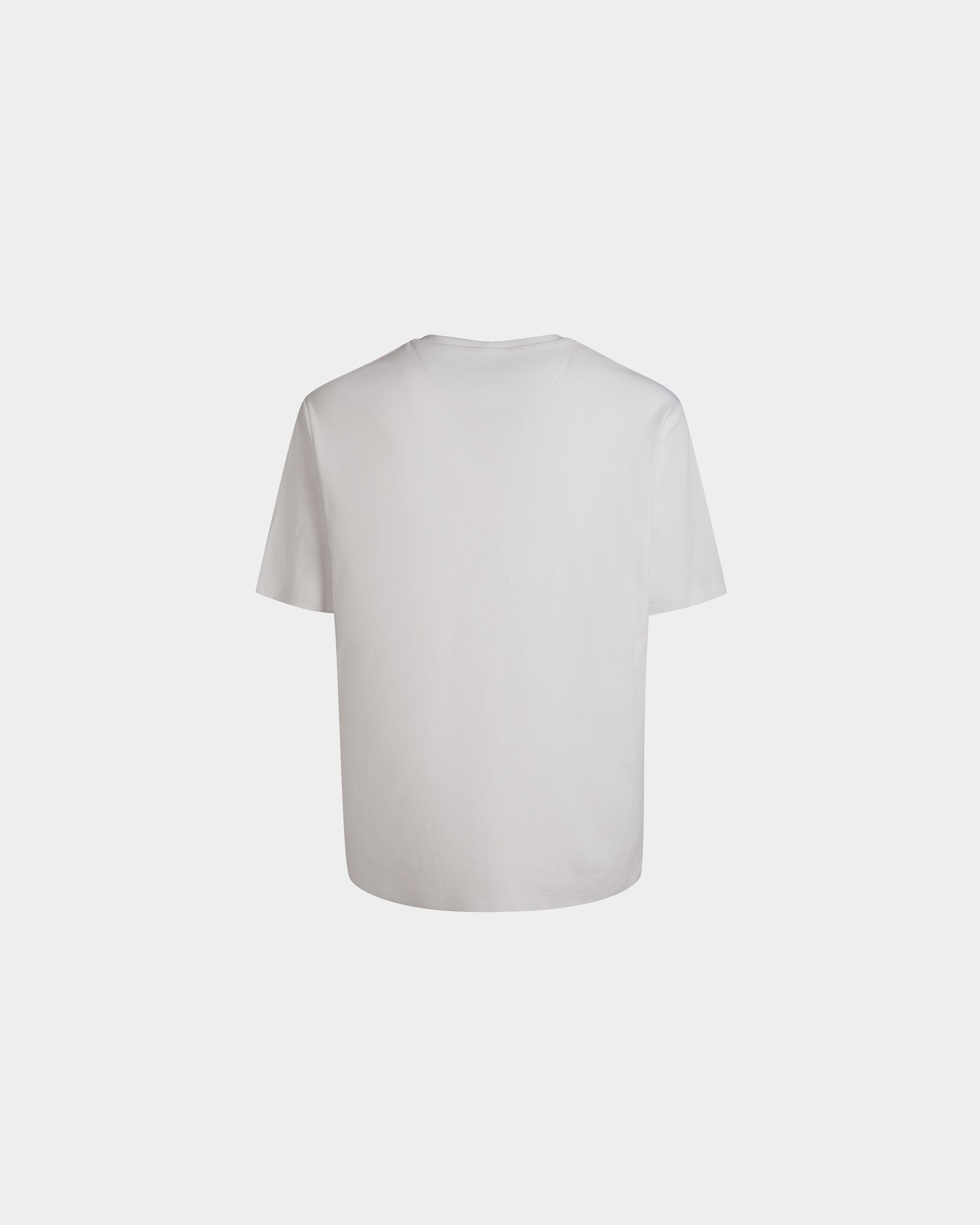 T-Shirt Aus Baumwolle In Weiß Aus Der Adrien Brody Travel-Kollektion - Herren - Bally - 09