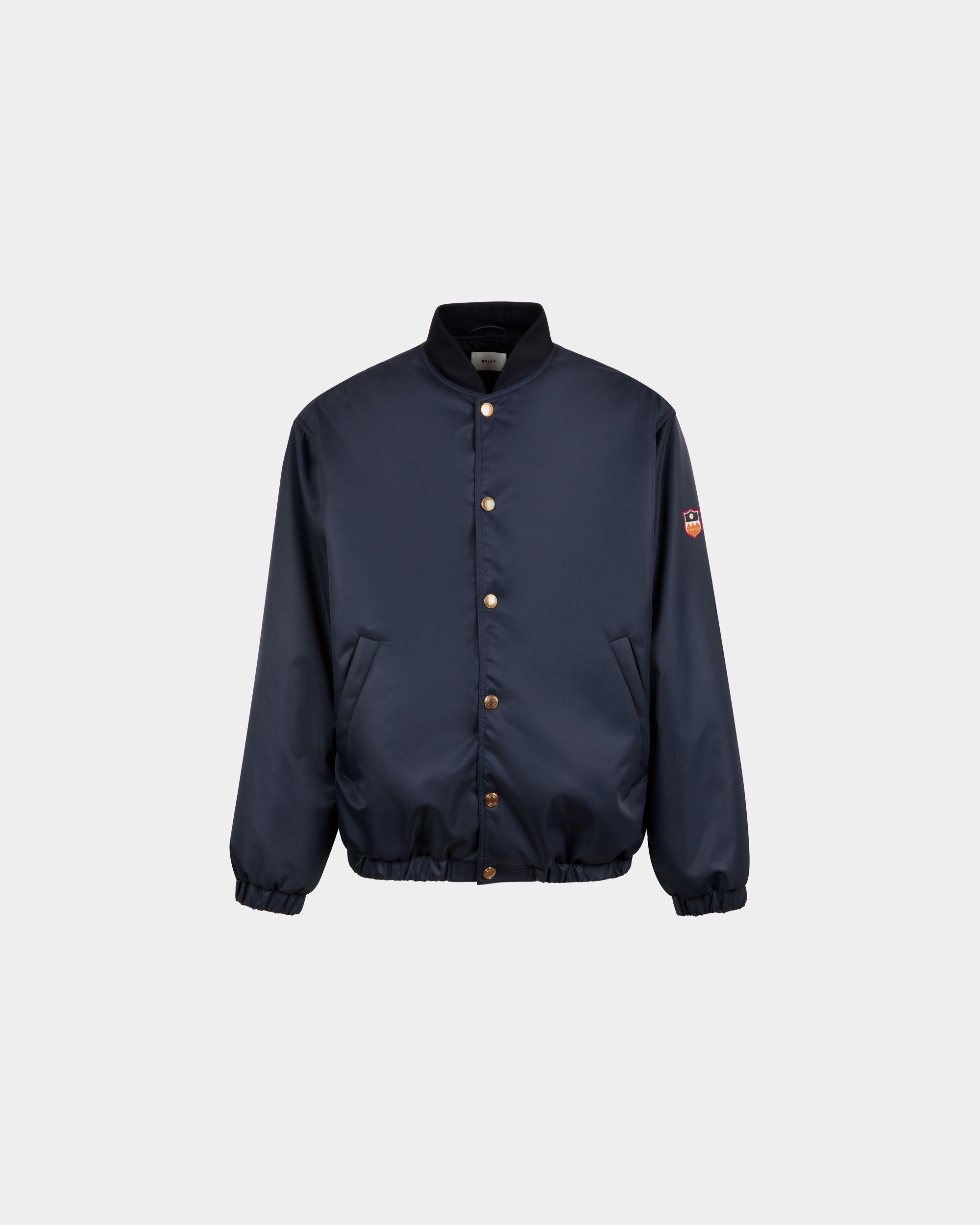 Bomberjacke Aus Dunkelblauem Nylon - Herren - Bally - 01