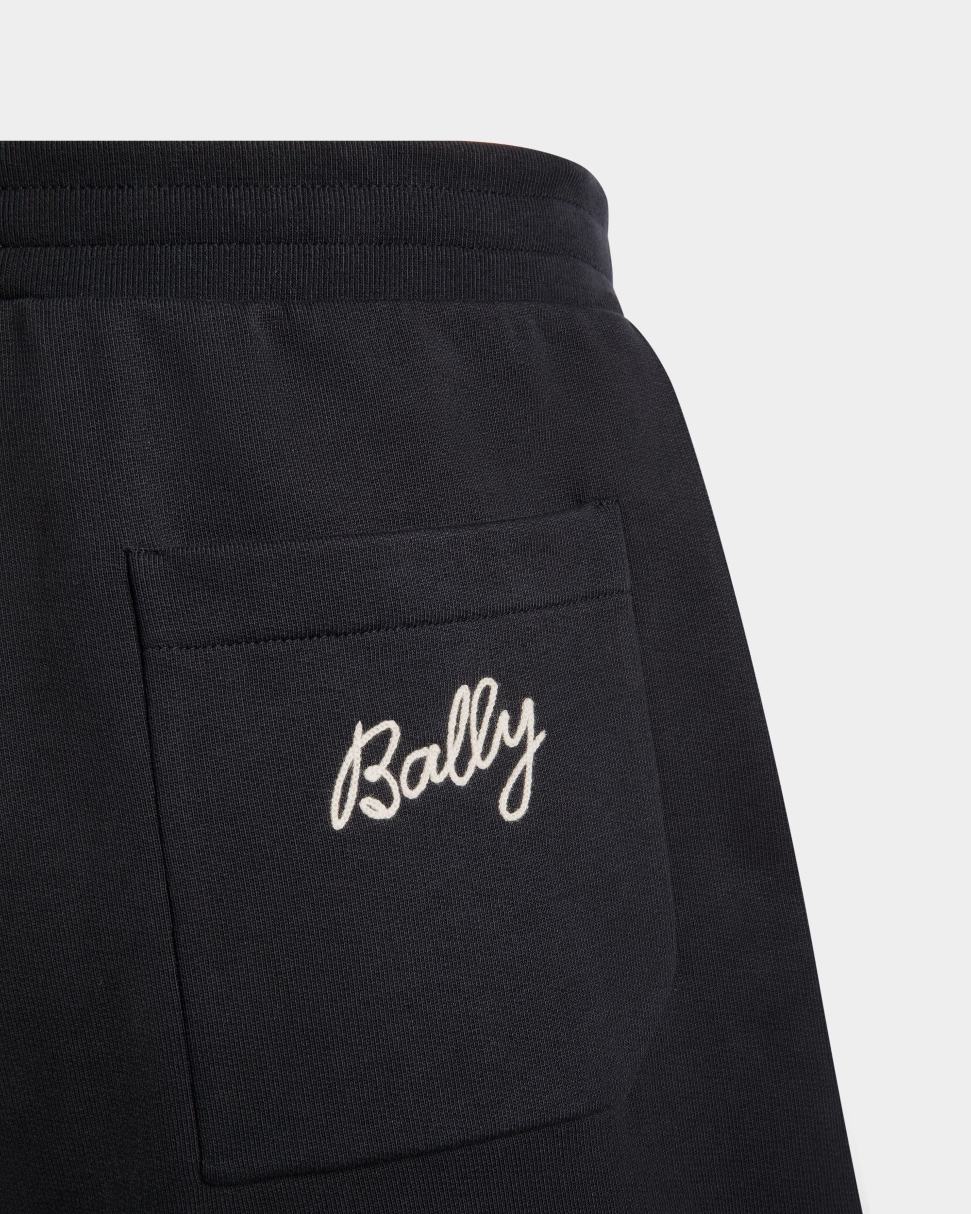 Sweatshorts Aus Baumwolle In Marineblau - Herren - Bally - 02