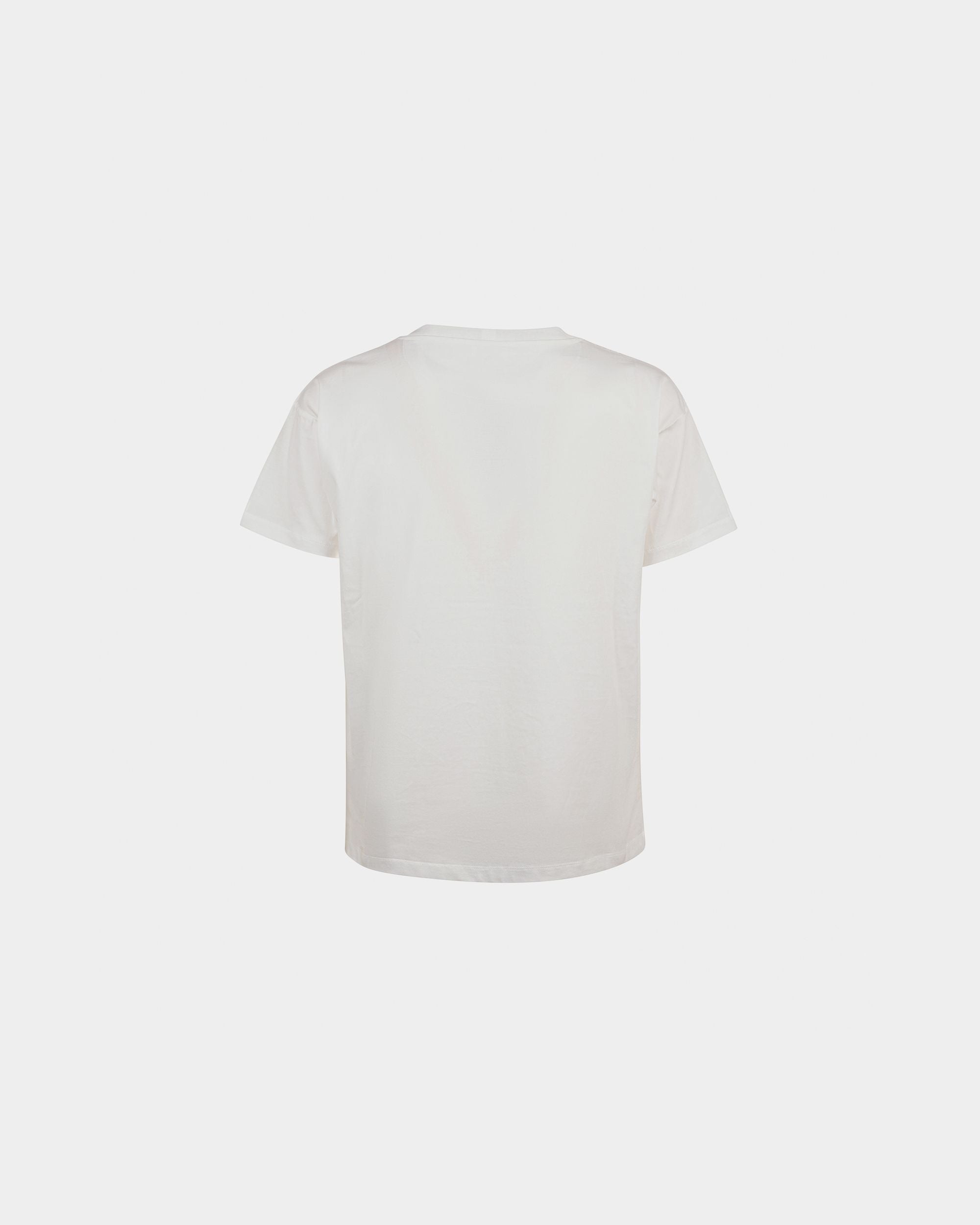 T-Shirt Aus Baumwolle In Weiß - Herren - Bally - 03