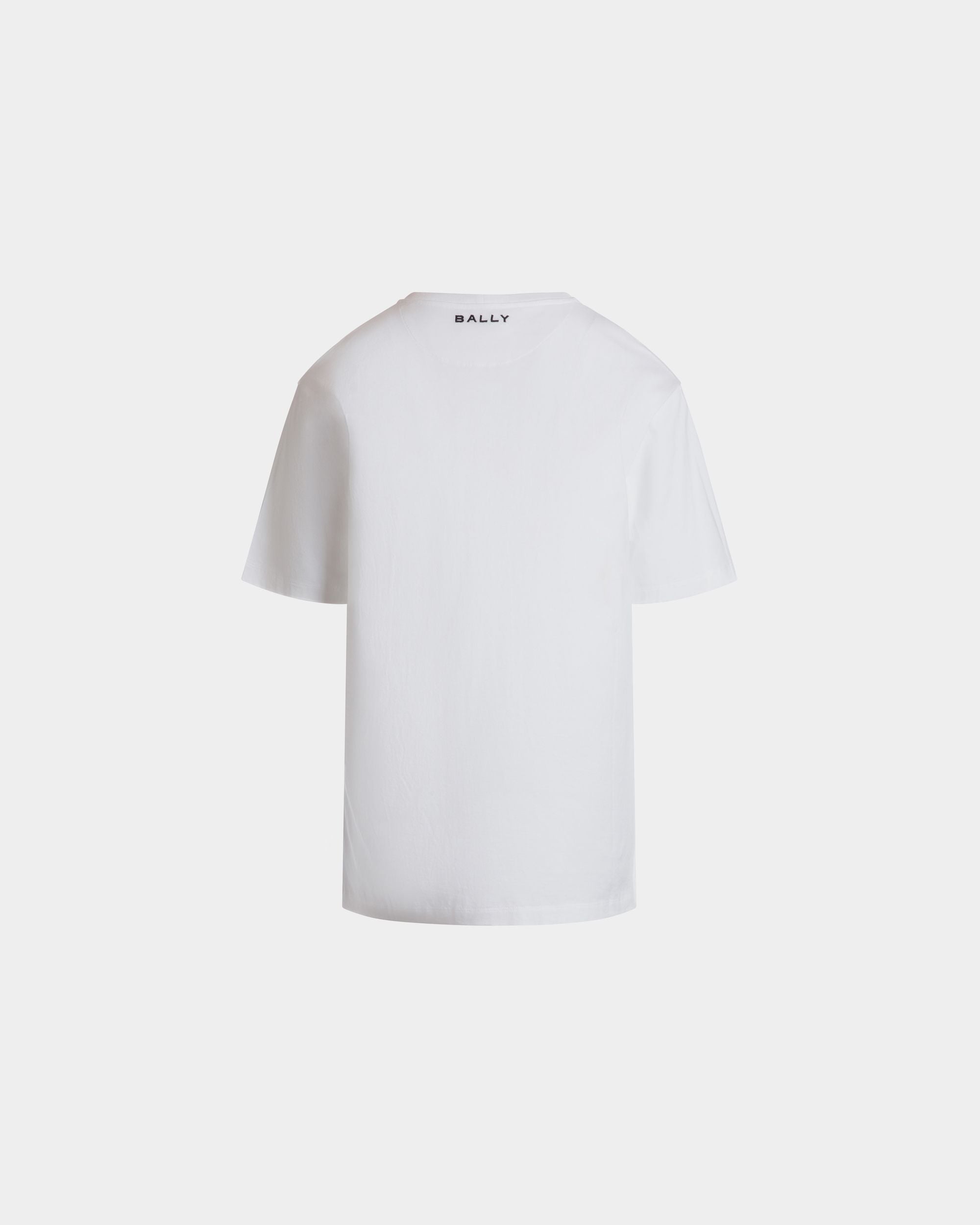 Bedrucktes T-Shirt Aus Baumwolle In Weiß - Herren - Bally - 03