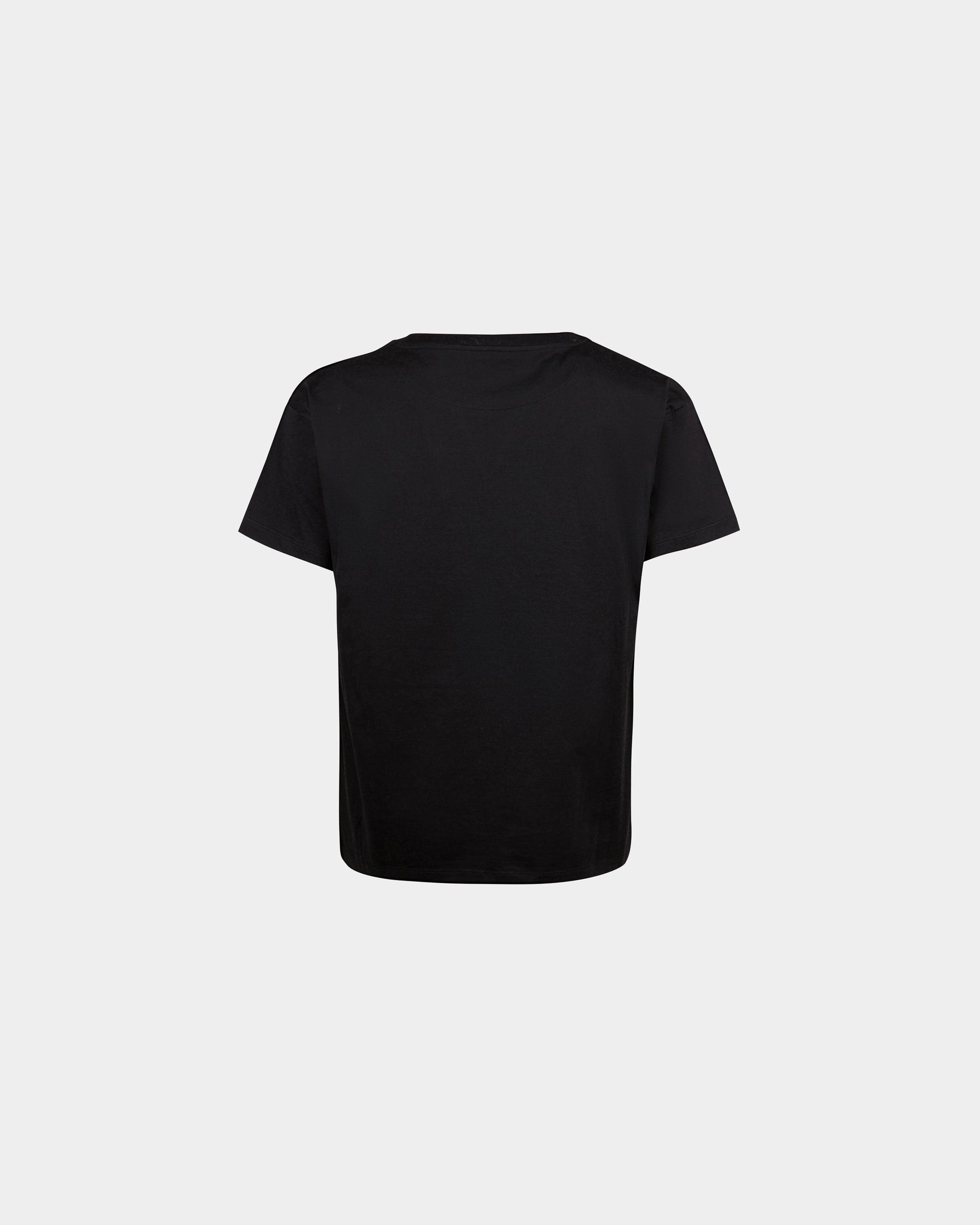 T-Shirt Aus Baumwolle In Schwarz - Herren - Bally - 07
