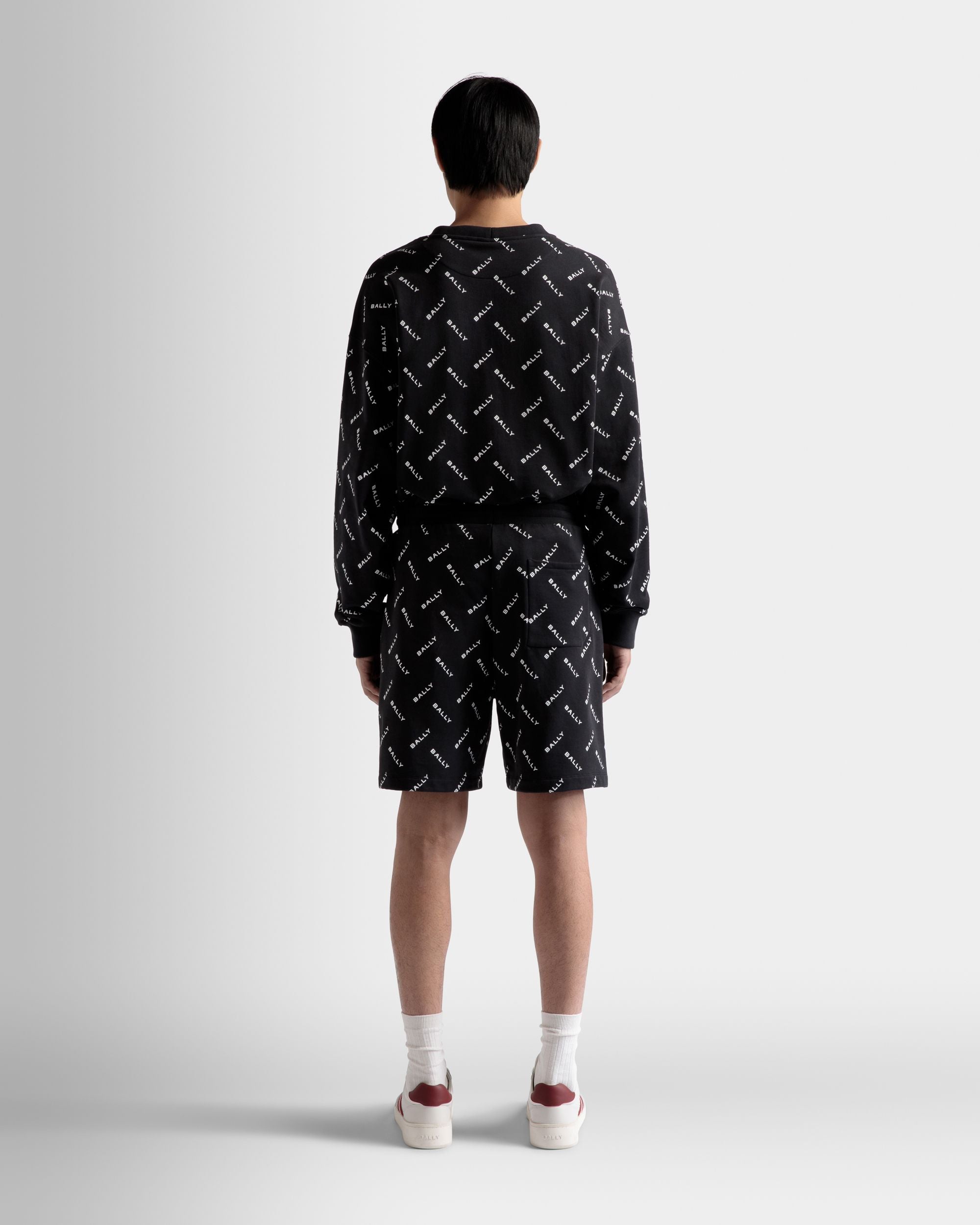 Shorts Aus Baumwolle In Dunkelblau - Herren - Bally - 06