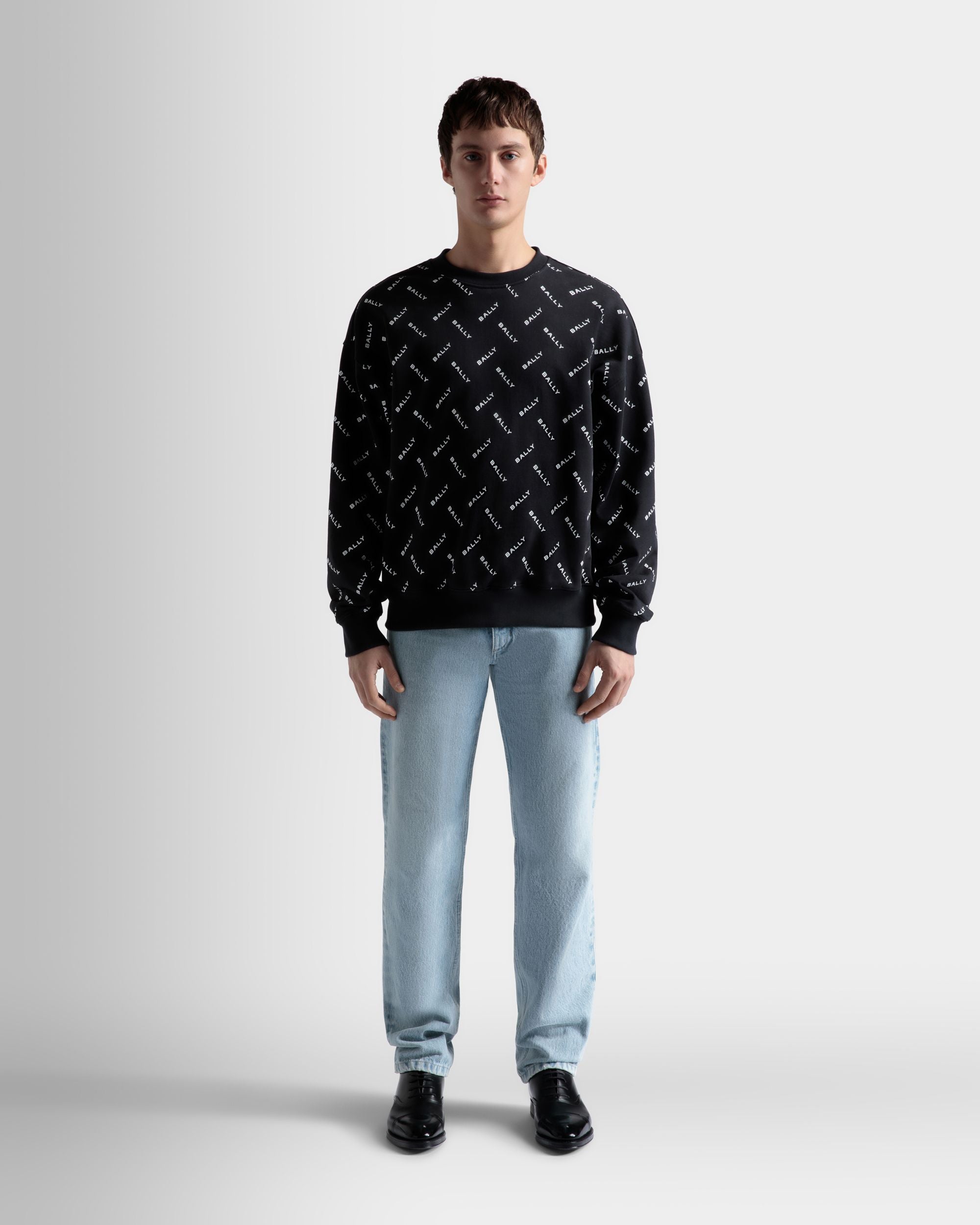 Sweatshirt Aus Baumwolle In Dunkelblau - Herren - Bally - 02