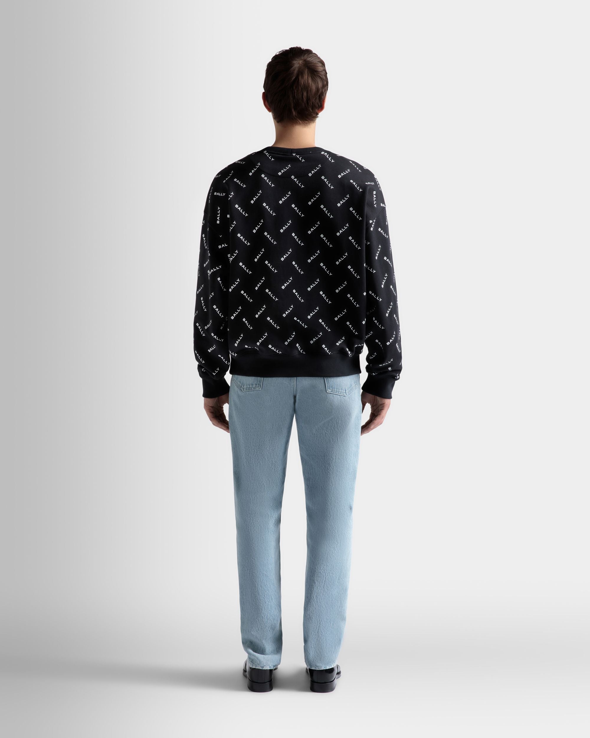 Sweatshirt Aus Baumwolle In Dunkelblau - Herren - Bally - 06