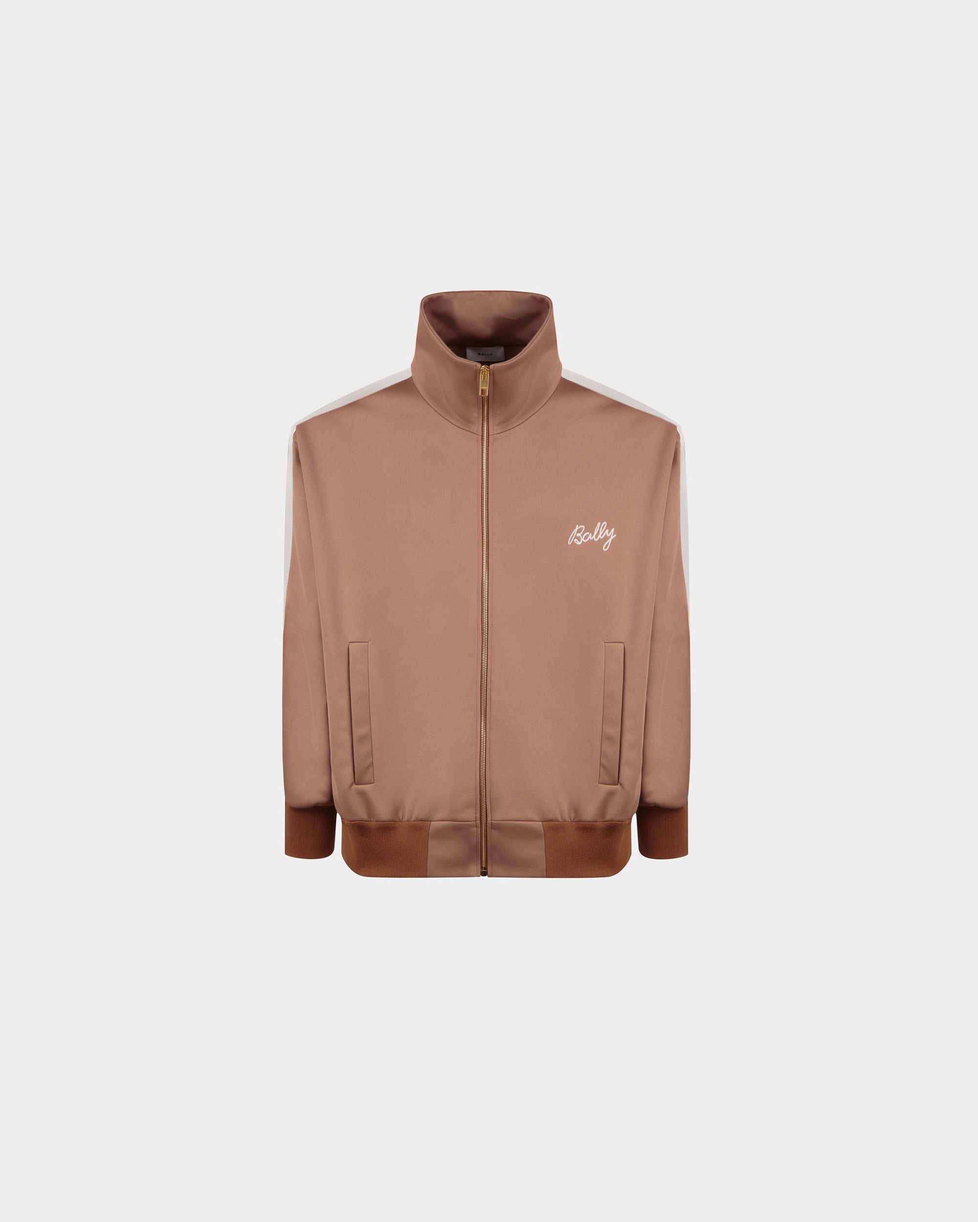 Sweatshirt Aus Einer Baumwollmischung In Light Brown - Herren - Bally - 01