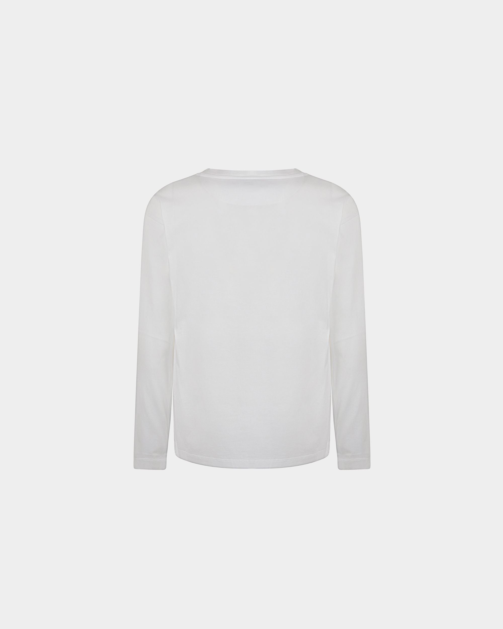 T-Shirt Aus Baumwolle In Weiß - Herren - Bally - 07