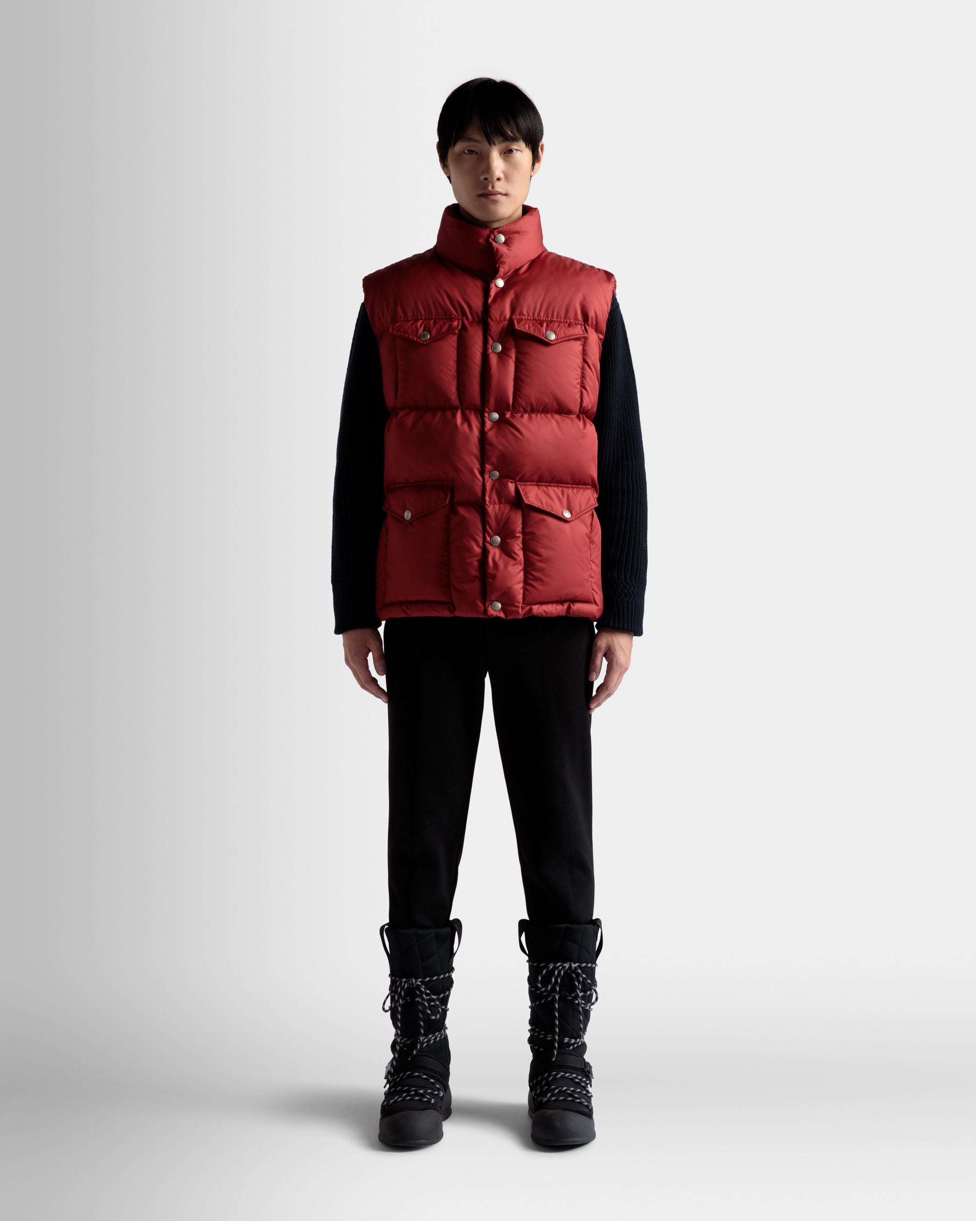 Steppweste In Rot - Herren - Bally - 02