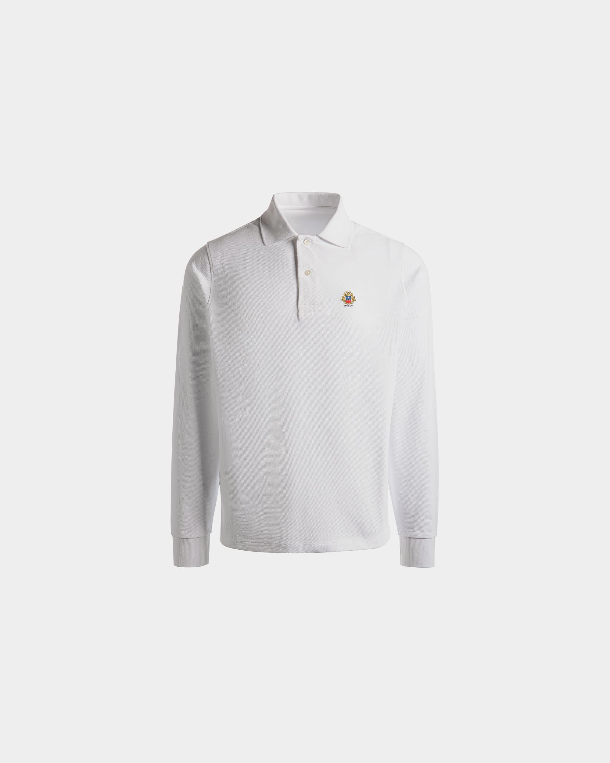 Cutsew Polo In White Cotton - Herren - Bally - 01