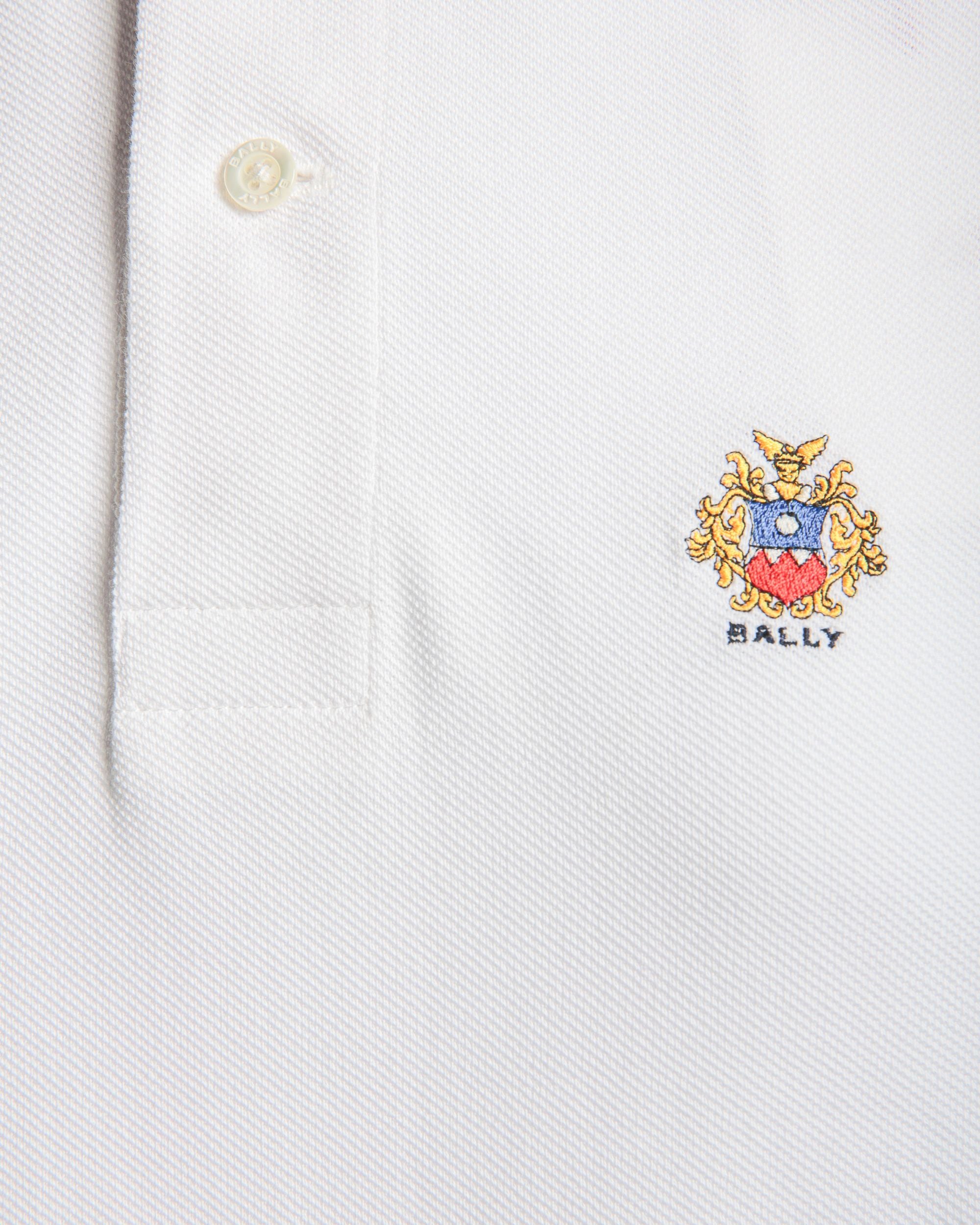 Cutsew Polo In White Cotton - Herren - Bally - 02