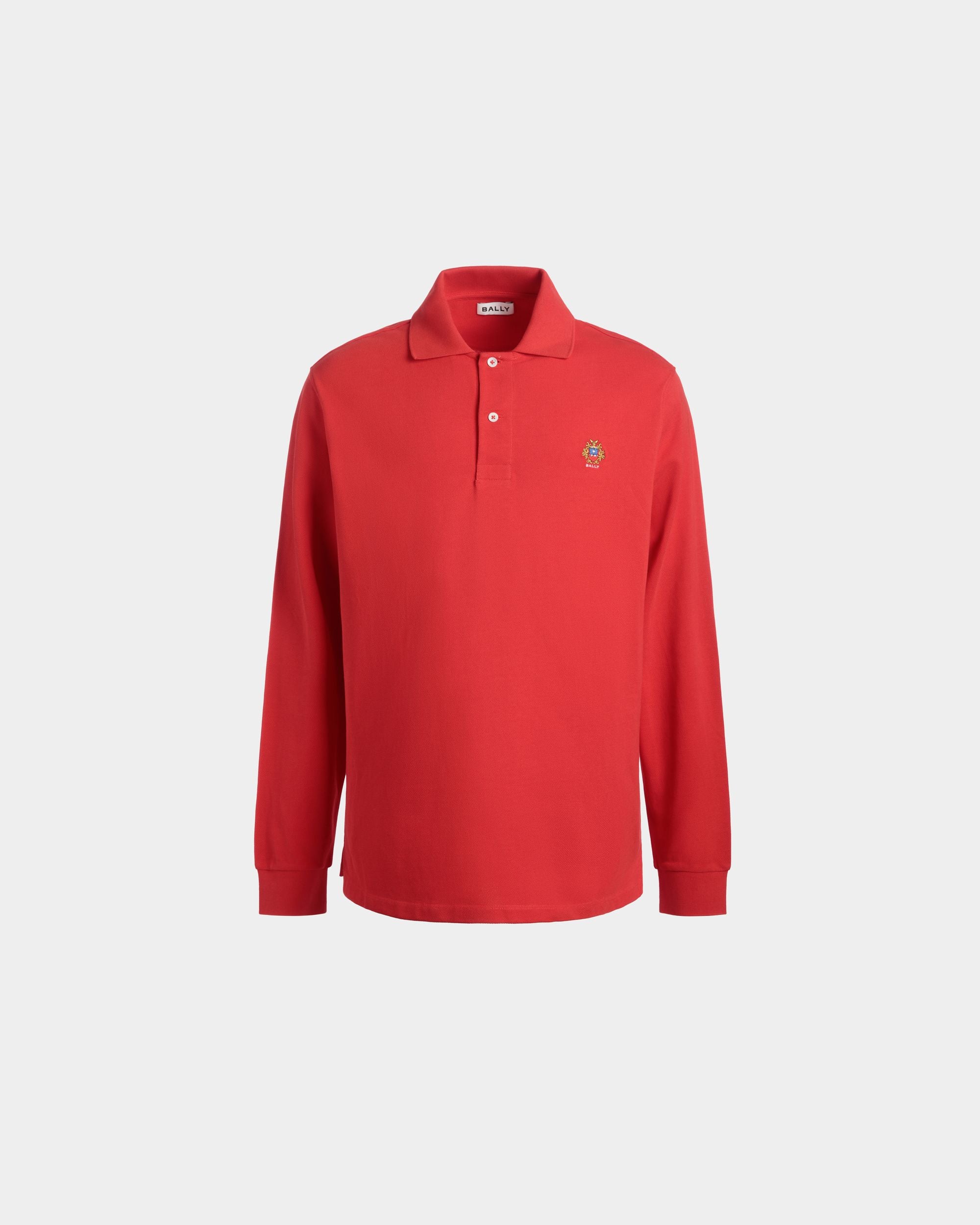 Polo In Red Cotton - Herren - Bally - 01