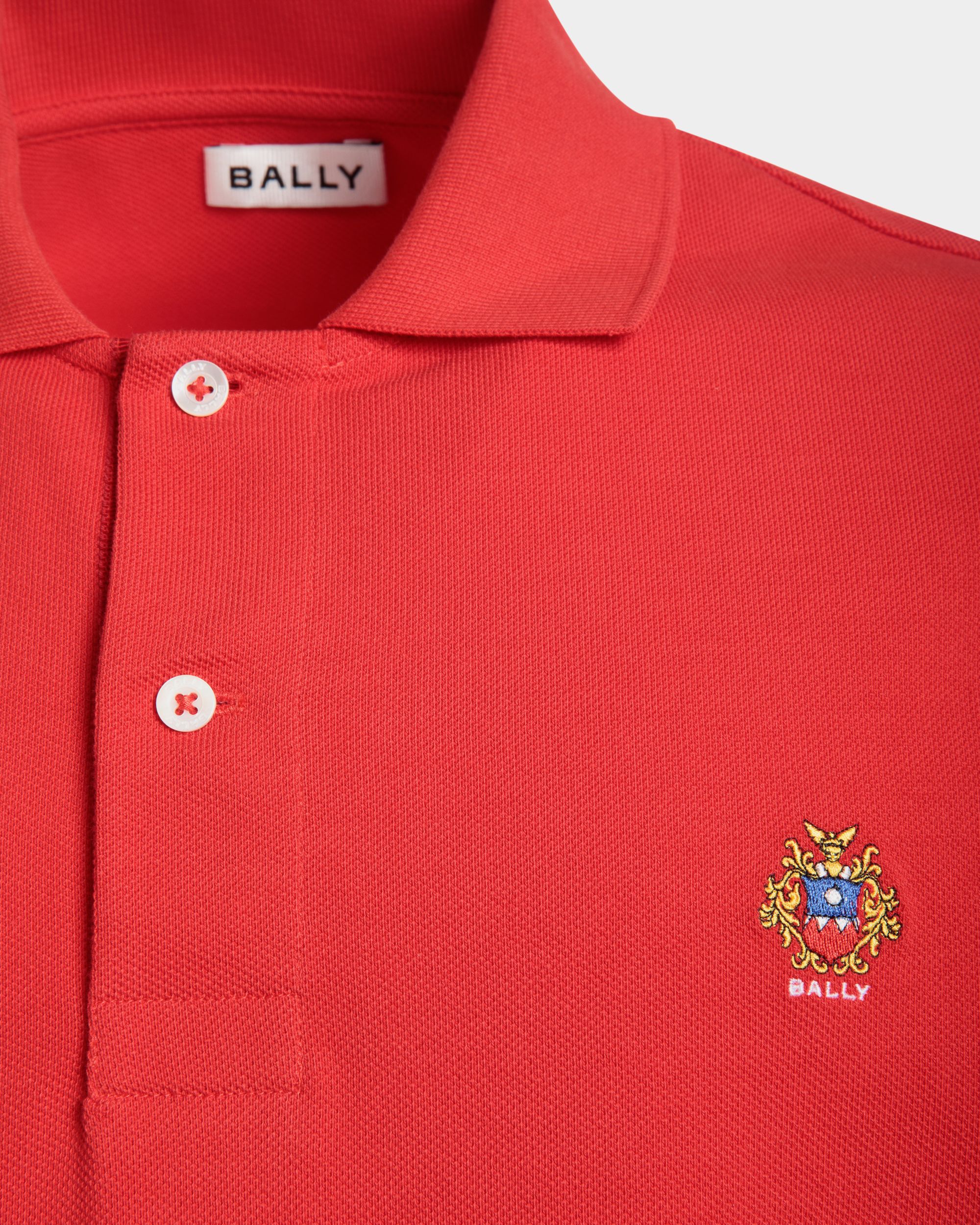 Polo In Red Cotton - Herren - Bally - 02
