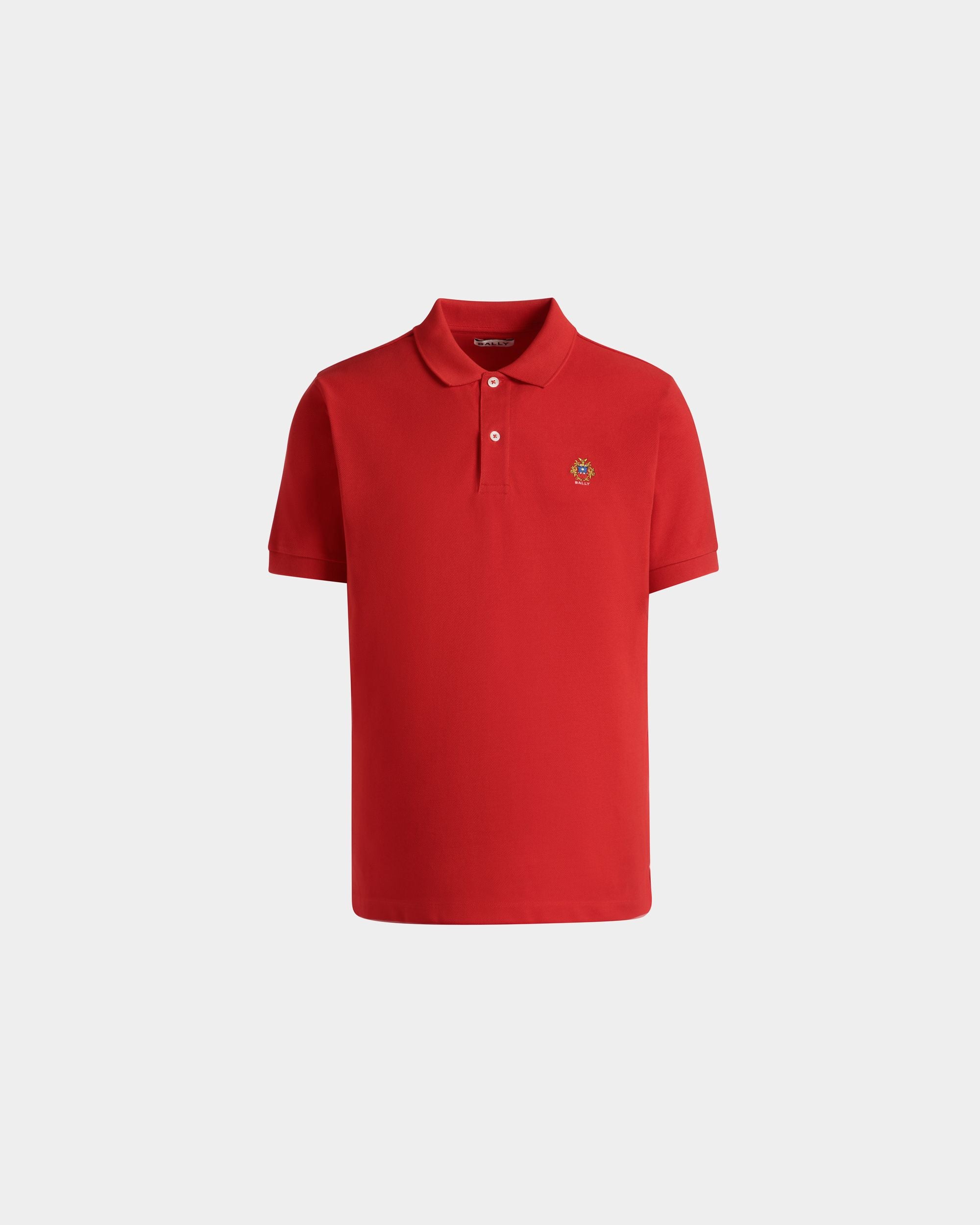 Poloshirt Aus Baumwolle In Rot - Herren - Bally - 01