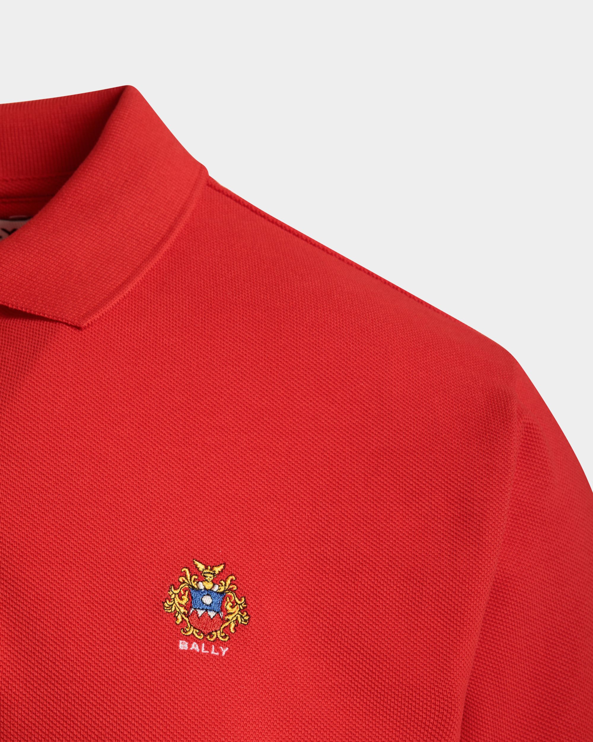 Poloshirt Aus Baumwolle In Rot - Herren - Bally - 02