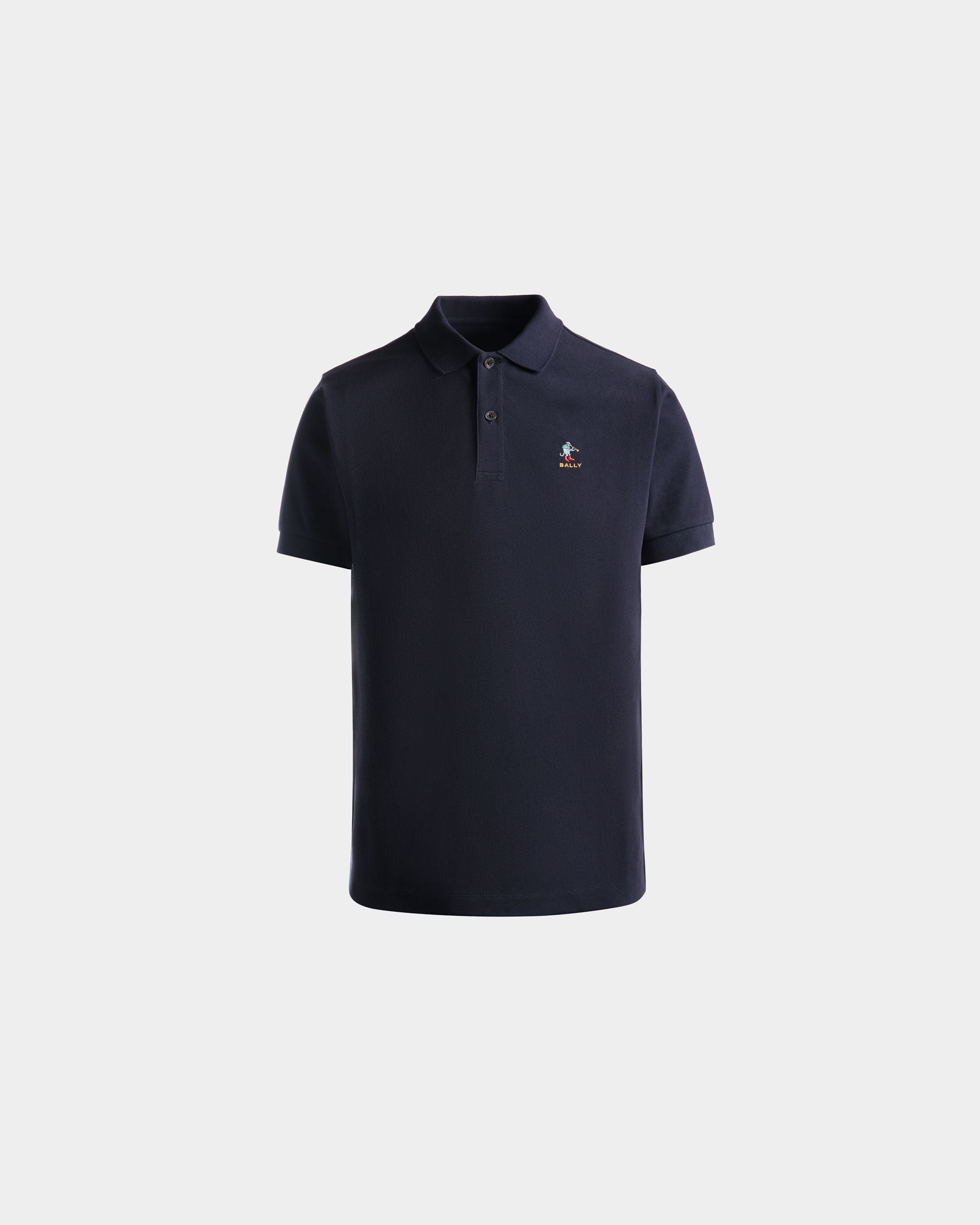 Cutsew Polo In Blue Cotton - Herren - Bally - 01