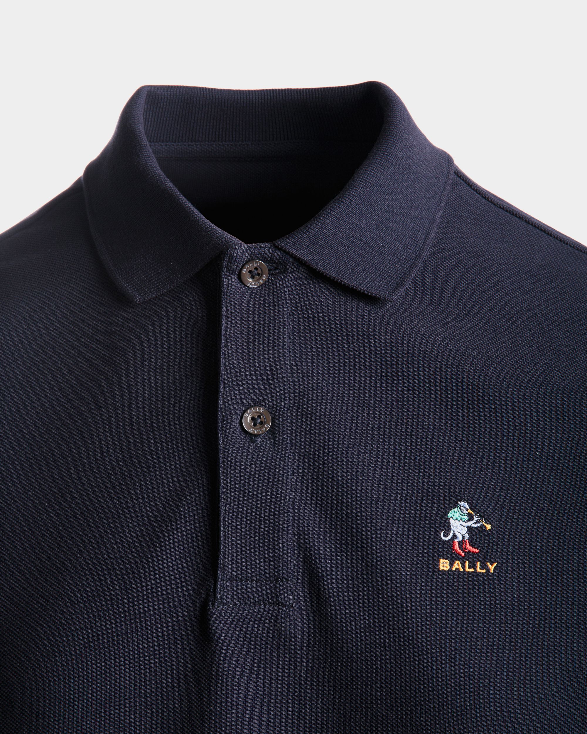 Cutsew Polo In Blue Cotton - Herren - Bally - 02
