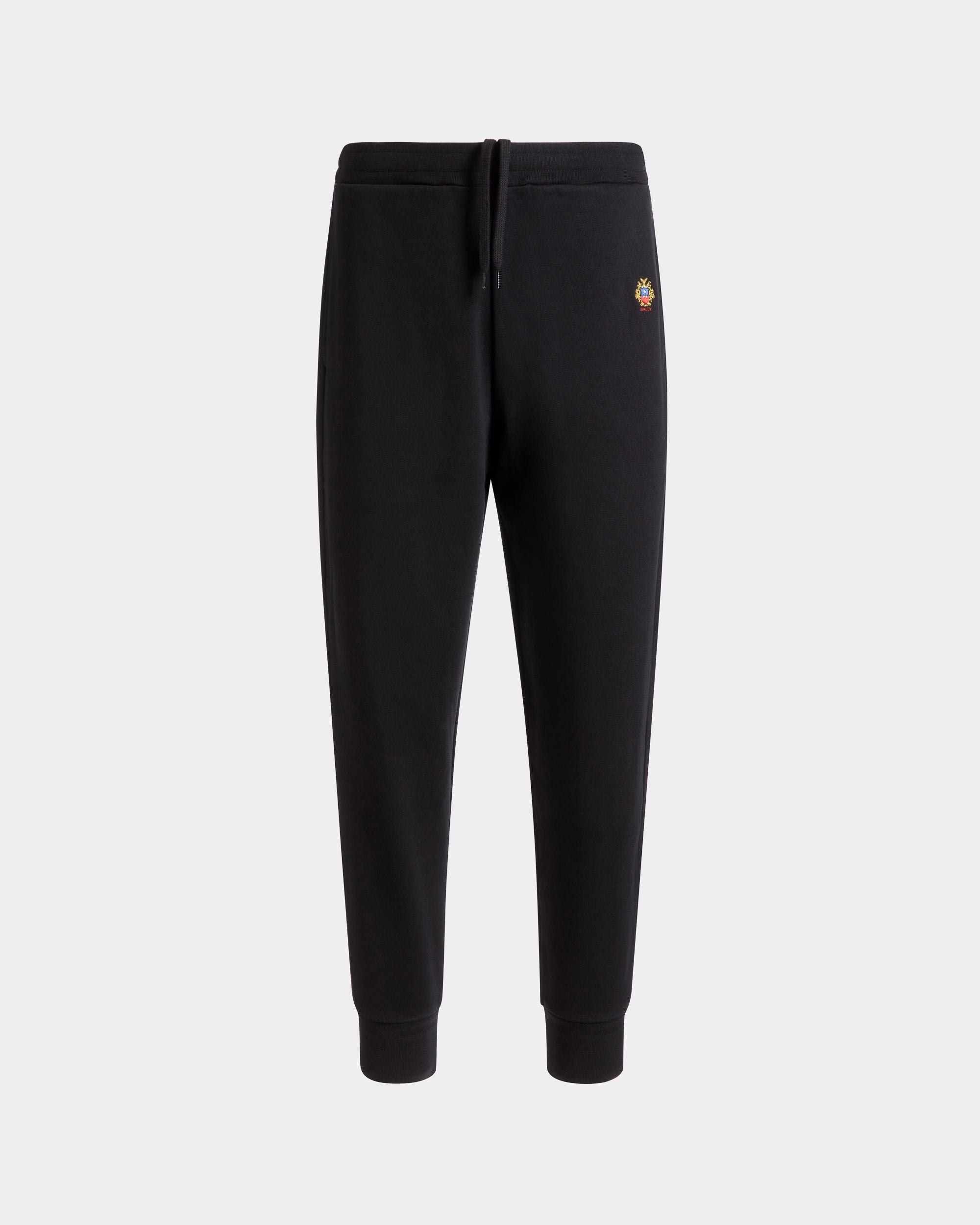 Sweathose Aus Baumwolle In Schwarz Mit Bally Crest Logo - Herren - Bally - 01