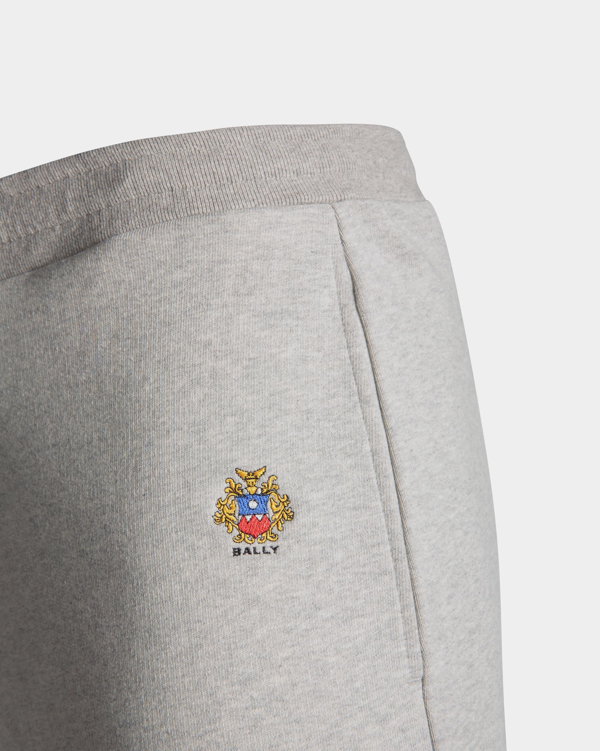 Sweathose Aus Baumwolle In Grau Meliert Mit Bally Crest Logo - Herren - Bally - 05