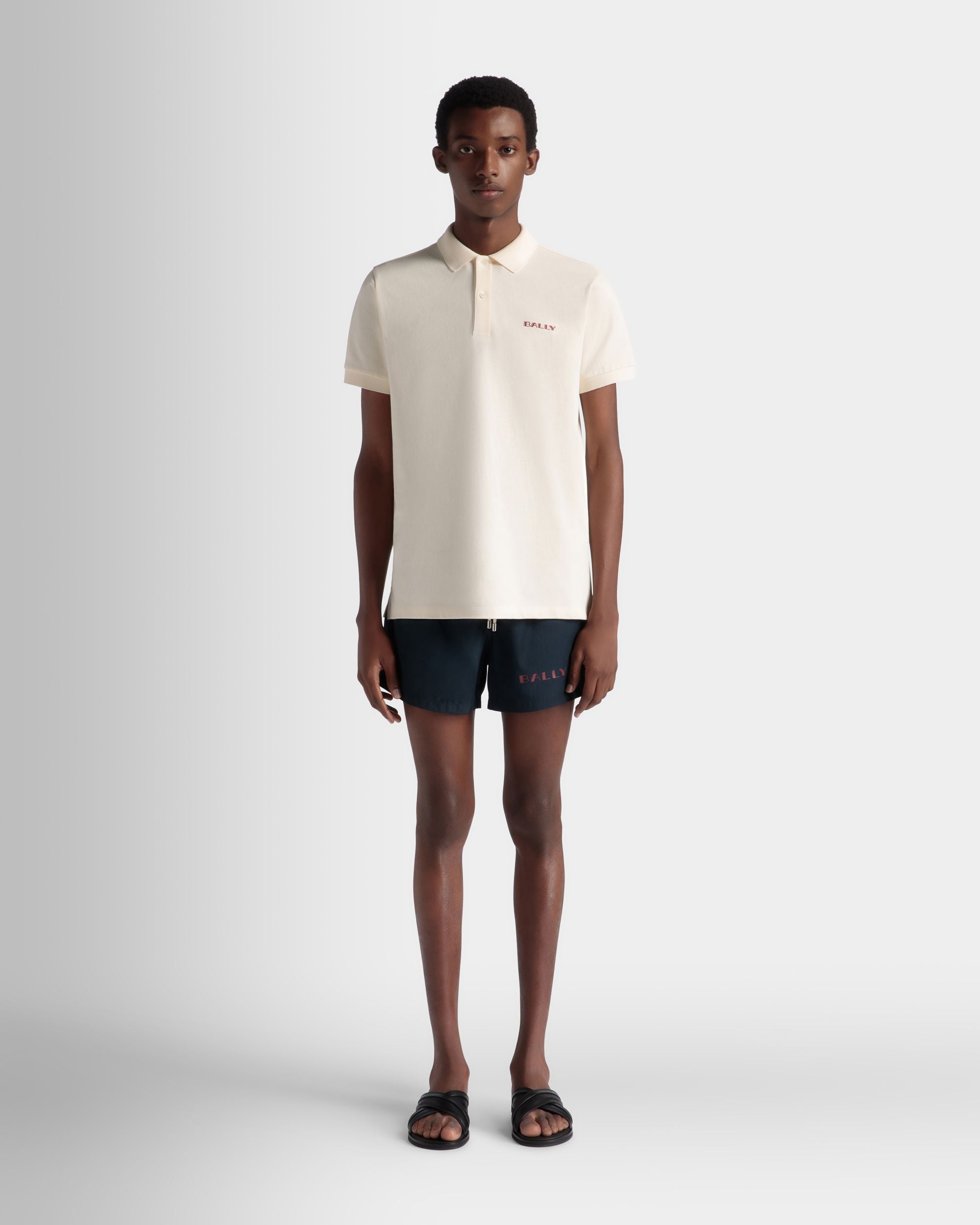Summer Capsule Poloshirt Aus Weißer Baumwolle - Herren - Bally - 02