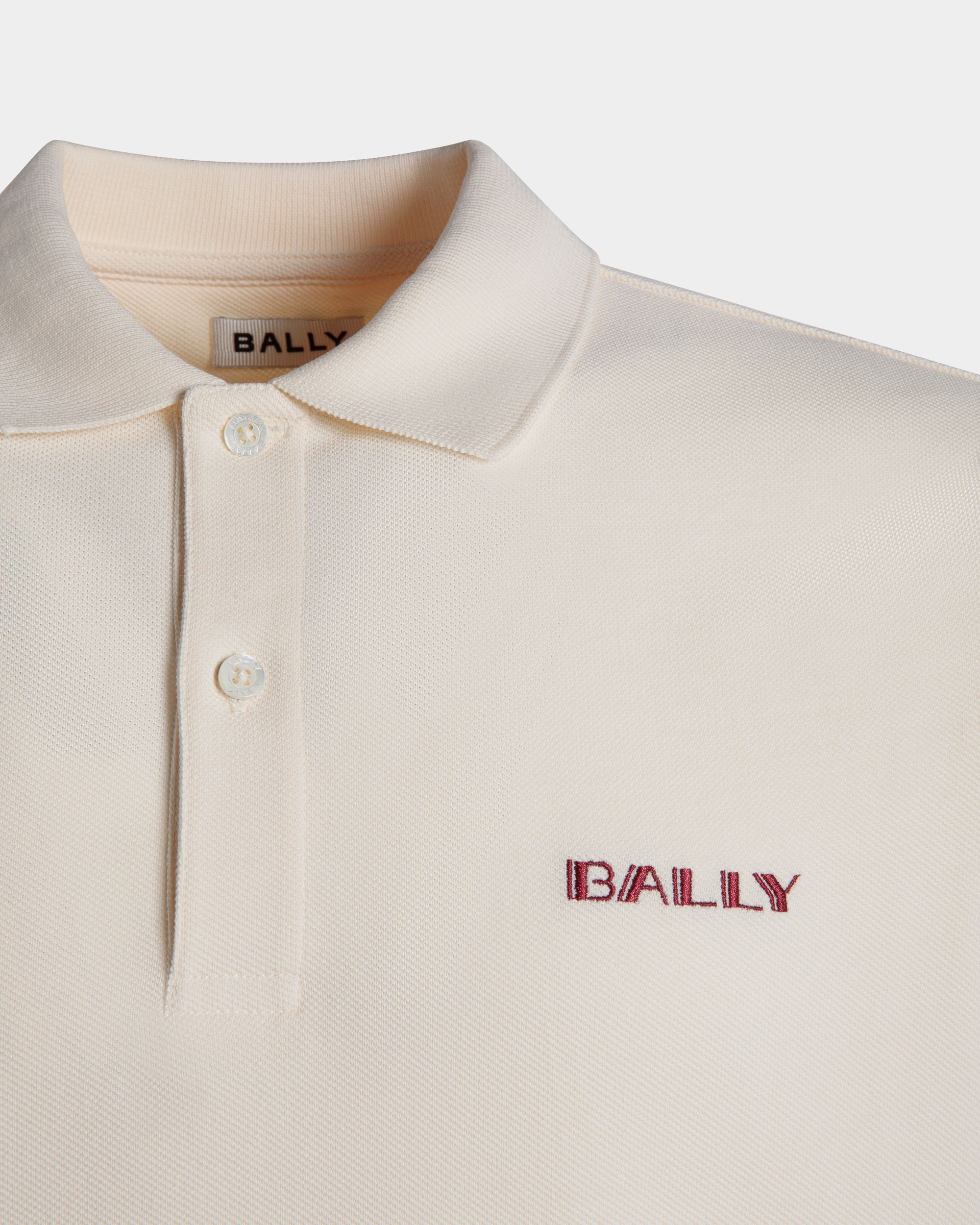Summer Capsule Poloshirt Aus Weißer Baumwolle - Herren - Bally - 05