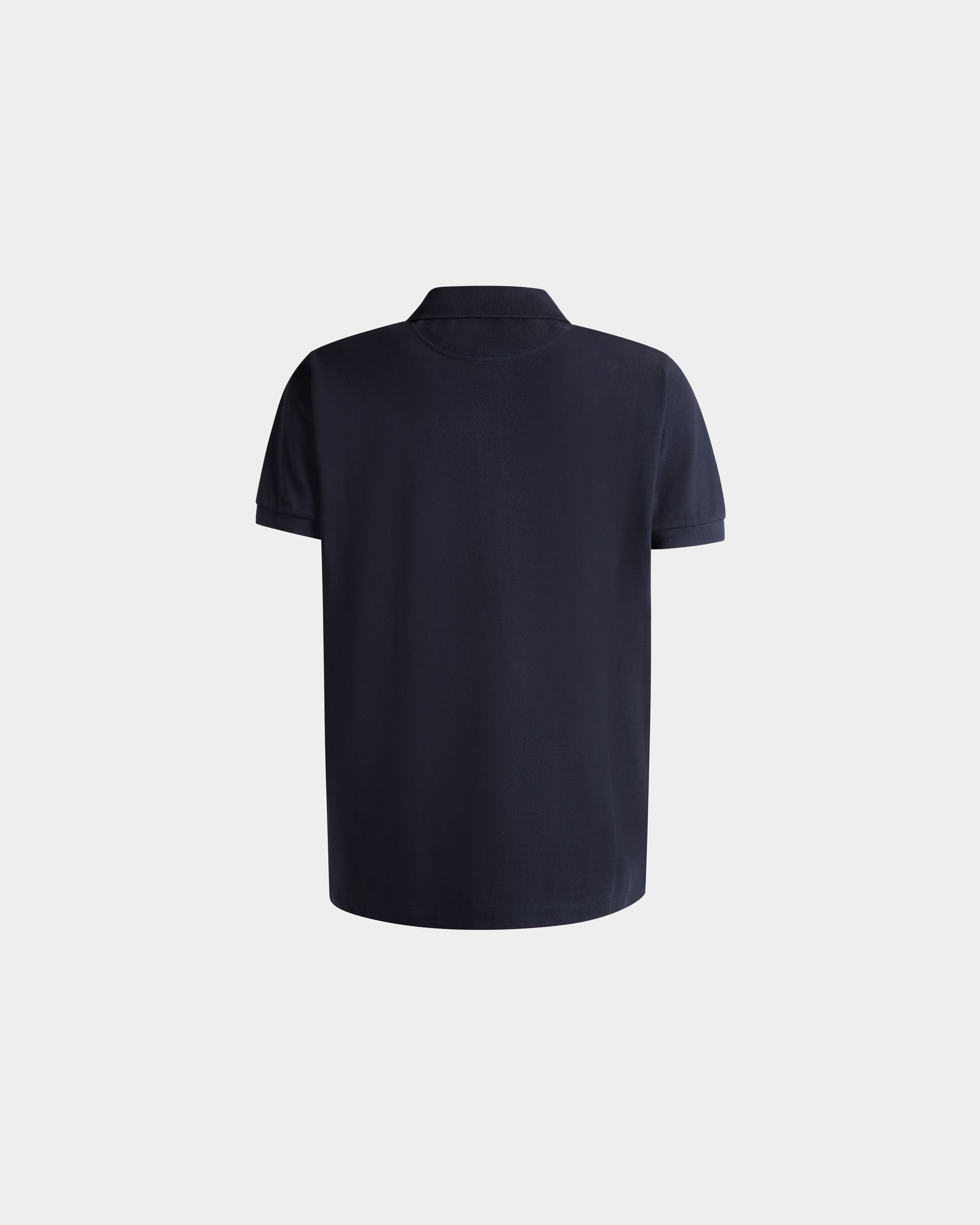 Poloshirt Mit Forest Mask Aus Baumwolle In Navy Blue - Herren - Bally - 07