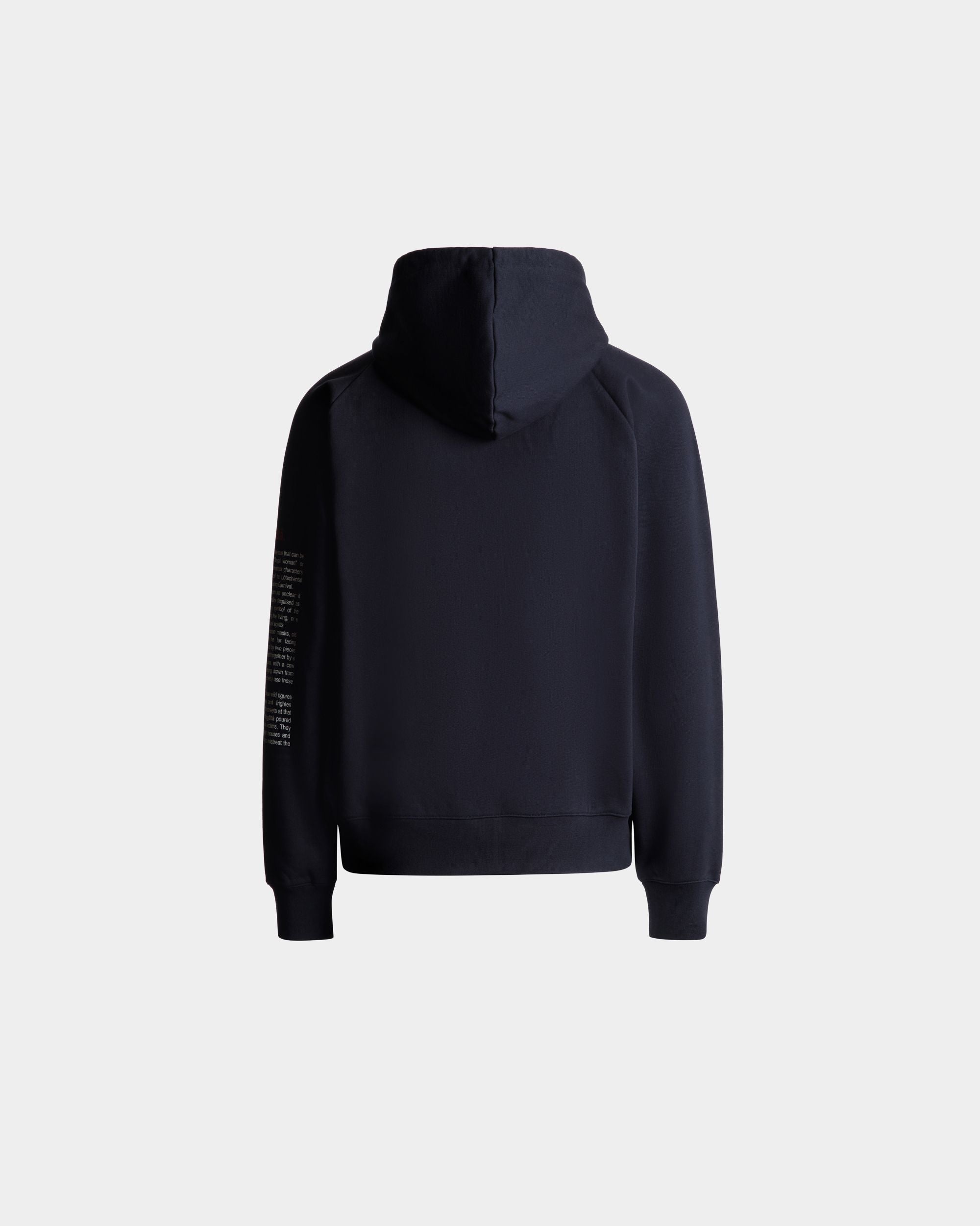 Hoodie Mit Forest Mask Aus Baumwolle In Navy Blue - Herren - Bally - 07