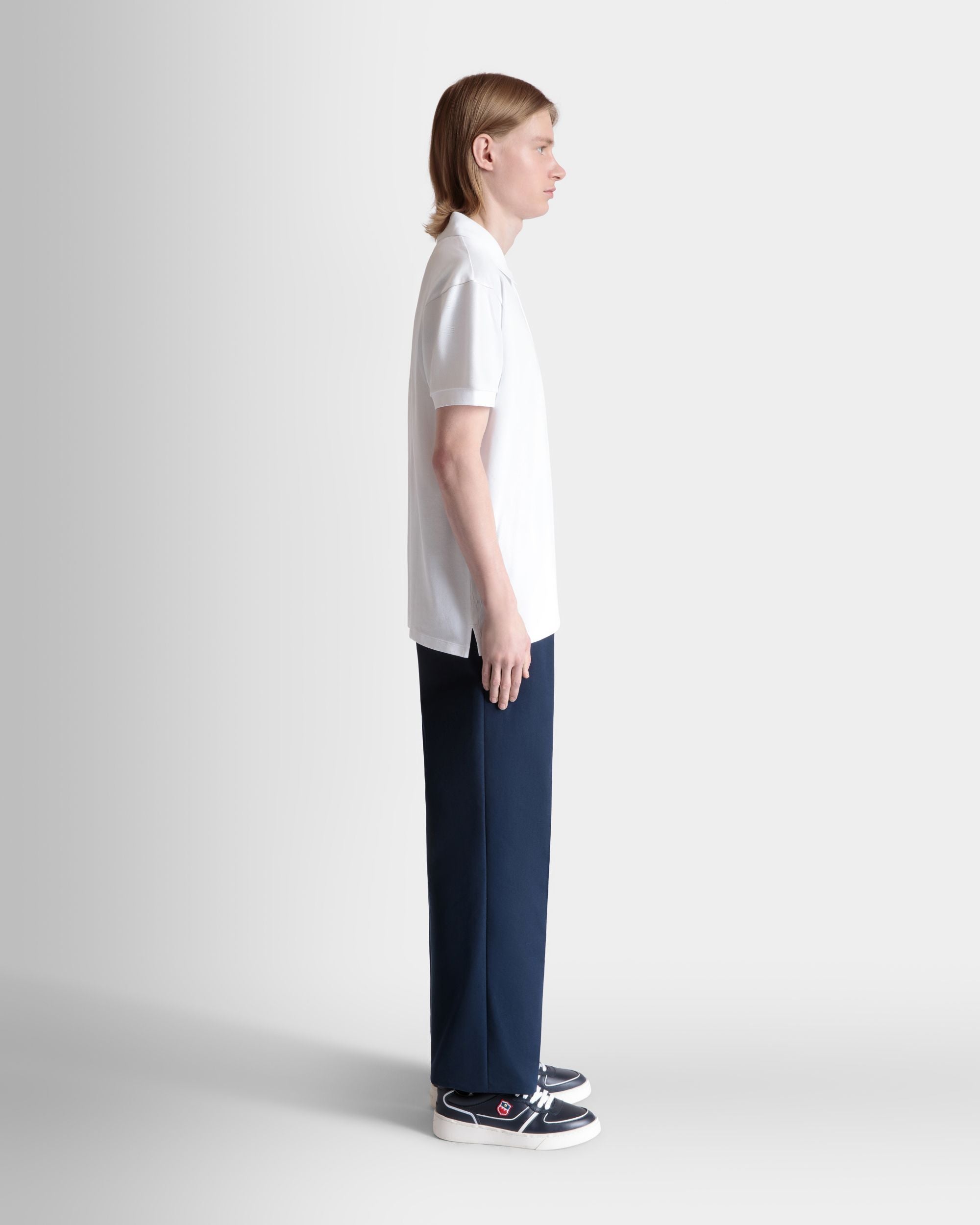 Poloshirt Aus Baumwolle In Weiß - Herren - Bally - 05
