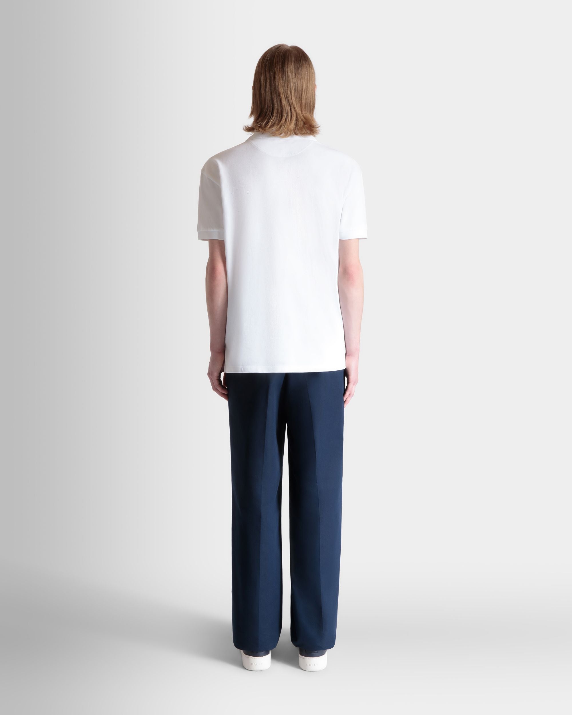 Poloshirt Aus Baumwolle In Weiß - Herren - Bally - 06