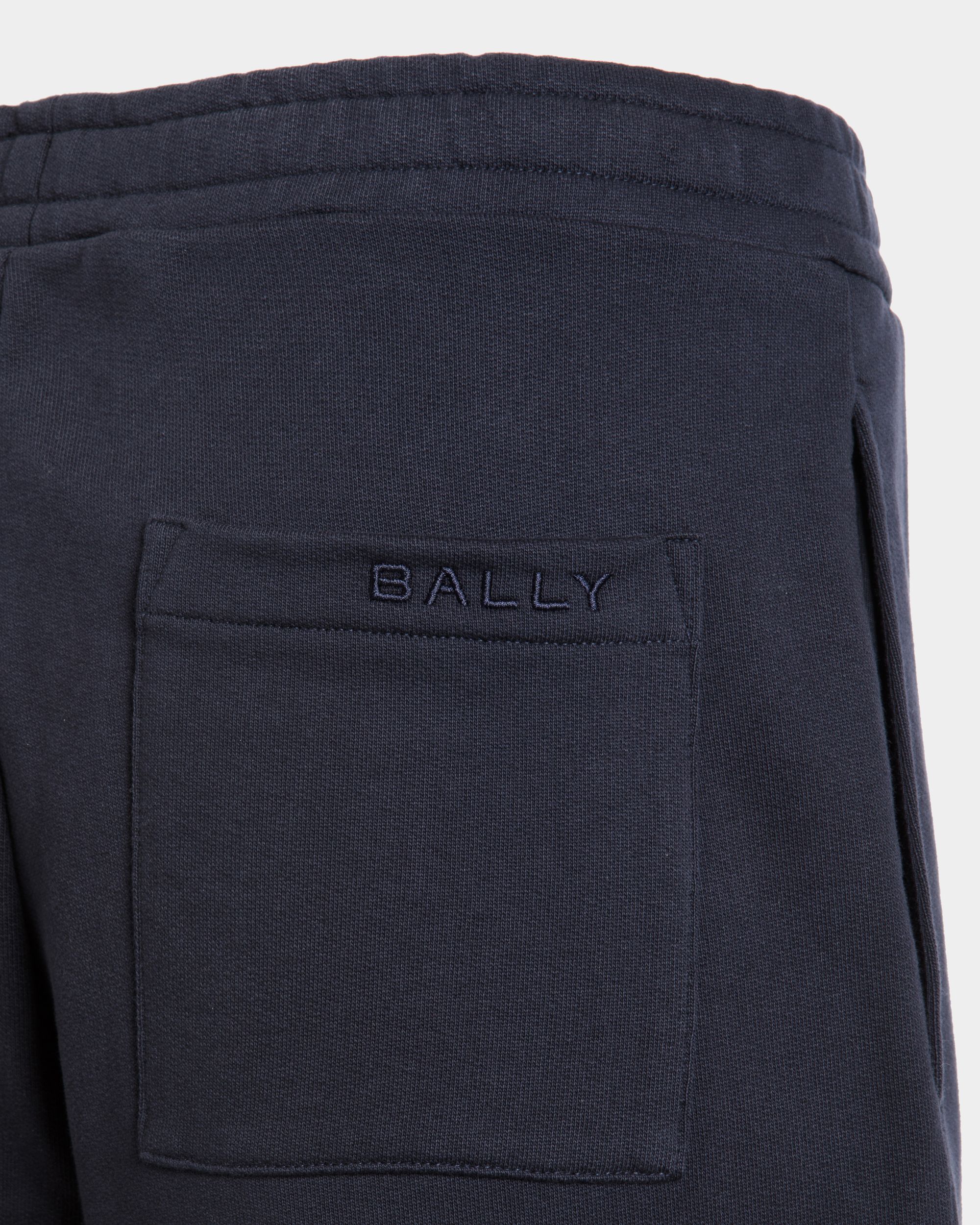 Sweathose Aus Baumwolle In Navy Blue Mit Bally-Flagge - Herren - Bally - 03
