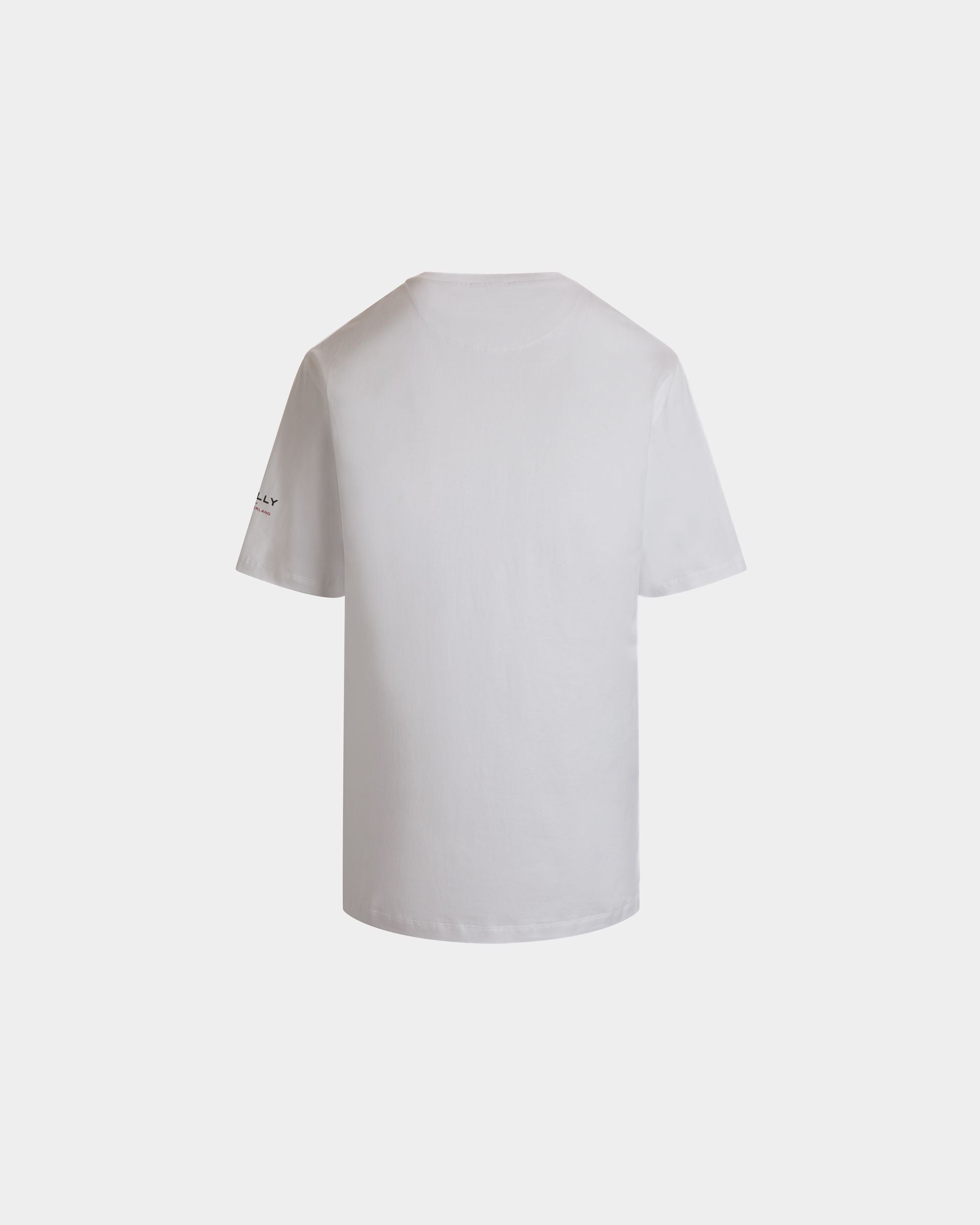 T-Shirt Aus Baumwolle In Weiß - Herren - Bally - 06