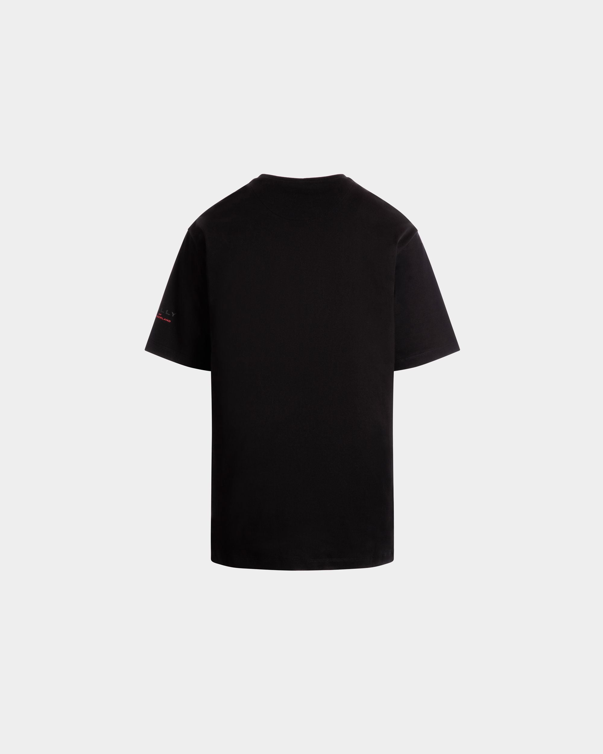 T-Shirt Aus Baumwolle In Schwarz - Herren - Bally - 06