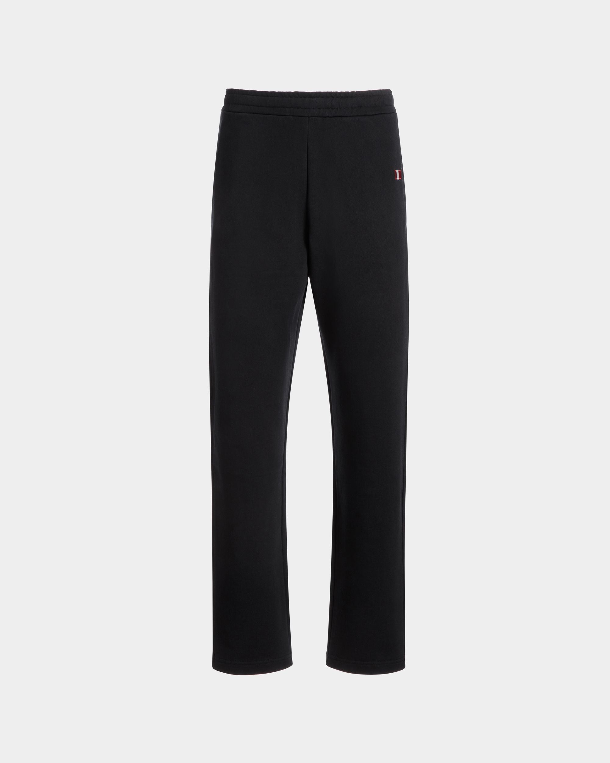 Sweathose Aus Baumwolle In Schwarz Mit Bally-Flagge - Herren - Bally - 01