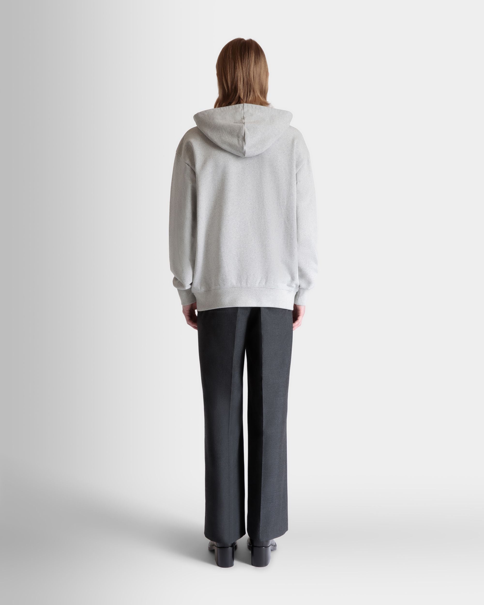 Kapuzenpullover Mit Enchanting Mushrooms Aus Baumwolle In Grau Meliert - Herren - Bally - 06