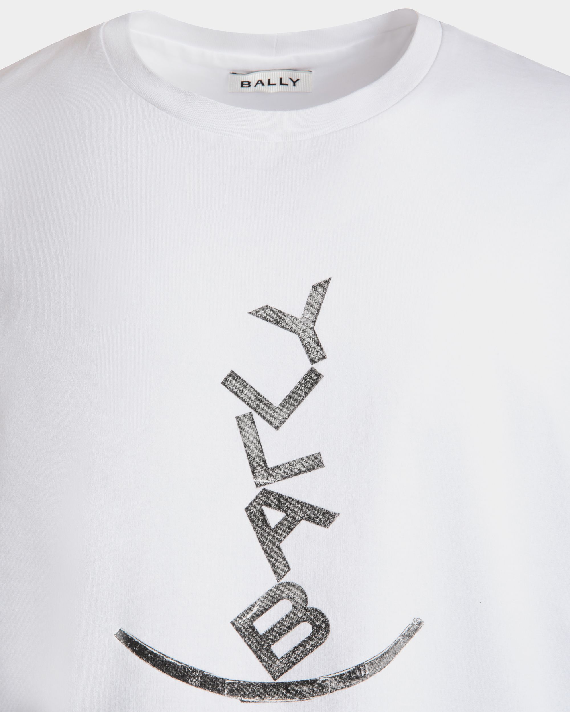 T-Shirt Mit Beni Bischof Rocking-Bally-Grafik Aus Weißer Baumwolle - Herren - Bally - 04
