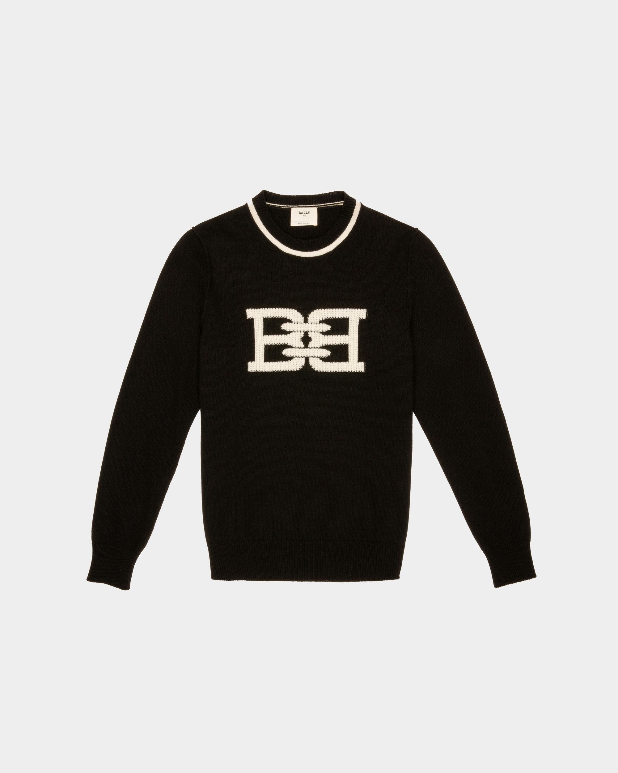 Oberteil Aus Schwarzem Woll-Kaschmir-Mischgewebe - Herren - Bally - 01