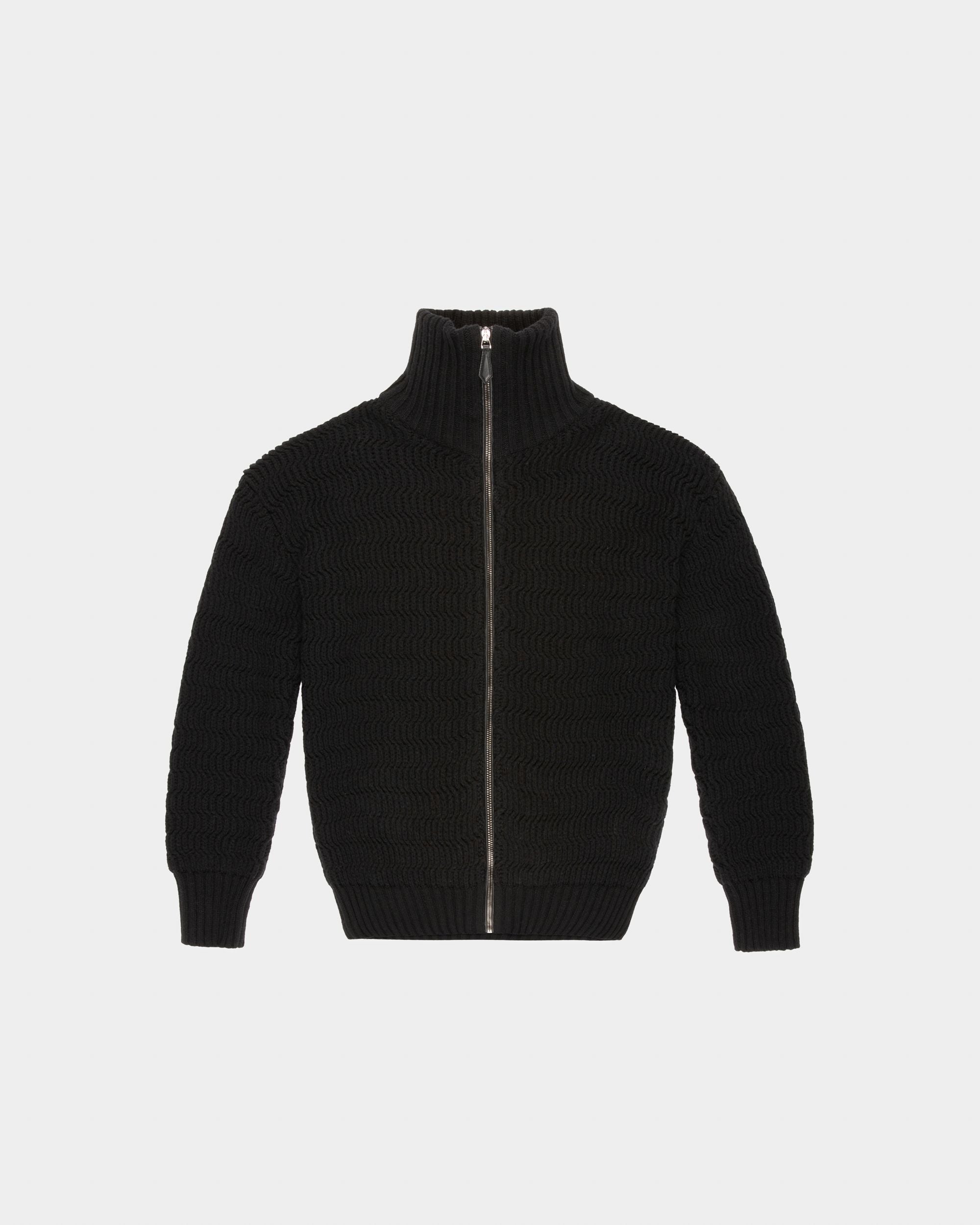 Rollkragenpullover Aus Schwarzem Woll-Kaschmir-Mischgewebe - Herren - Bally - 04