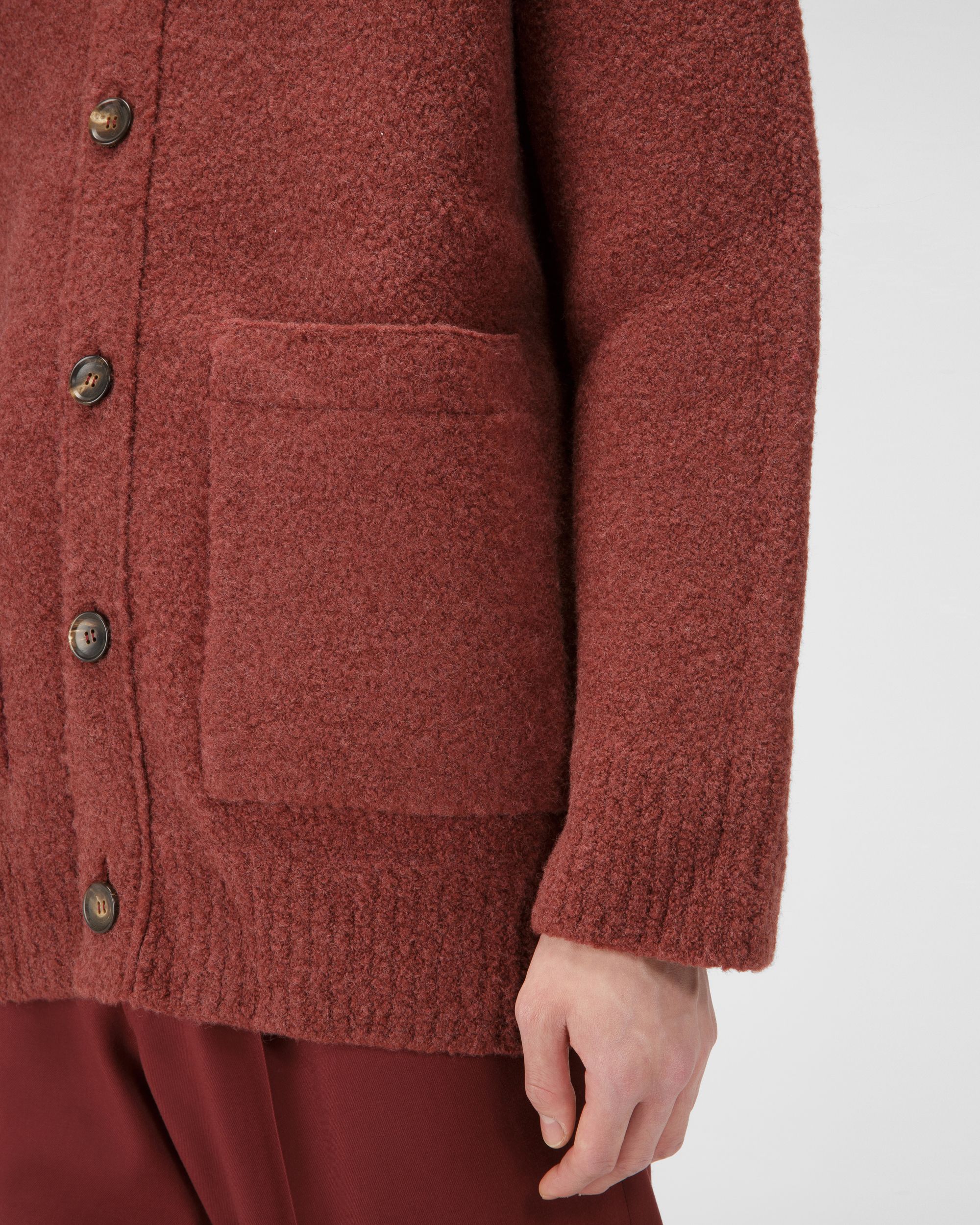 Cardigan Aus Traditionsrotem Wollmischgewebe - Herren - Bally - 02