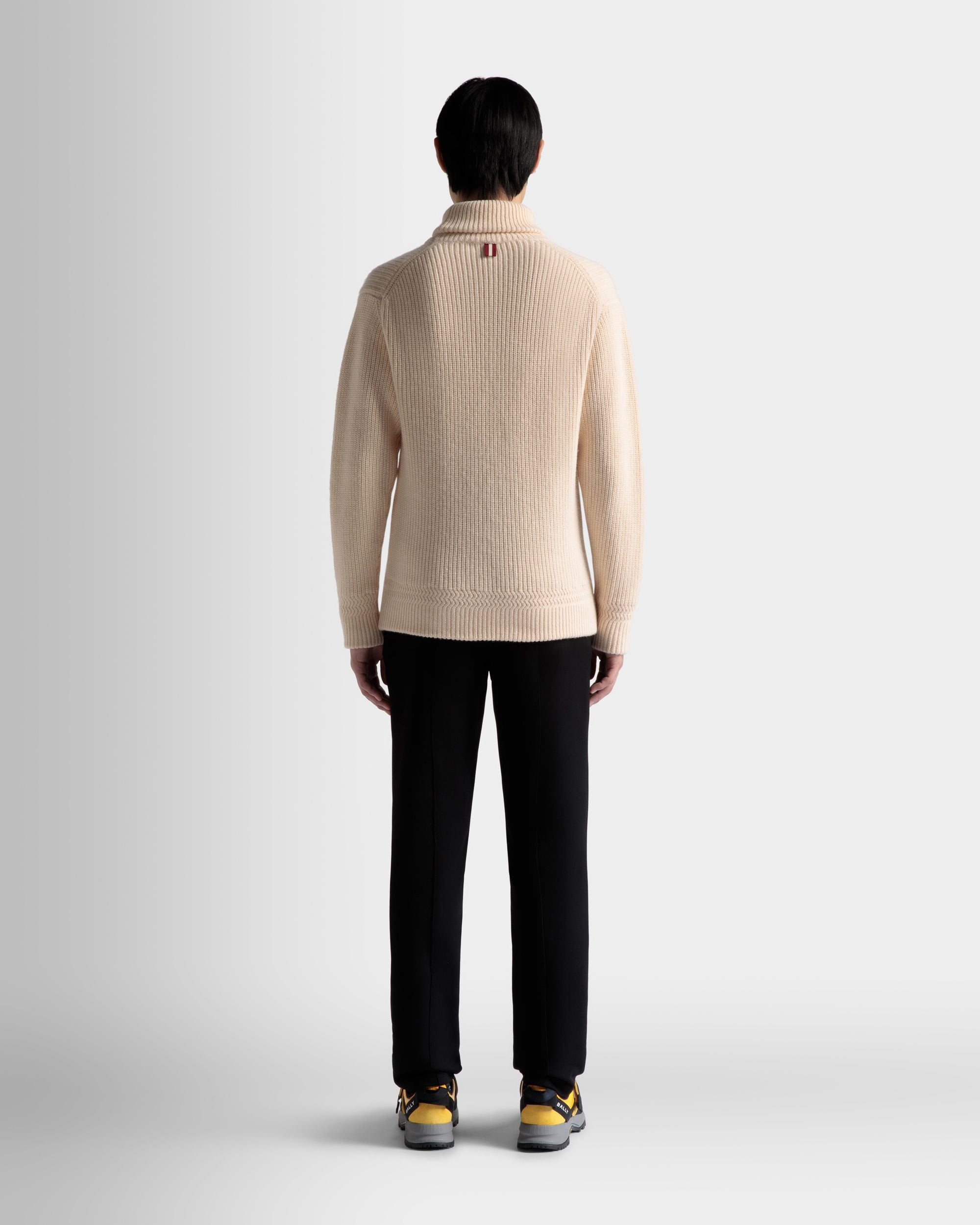 Rollkragenpullover Aus Wolle In Beige - Herren - Bally - 06