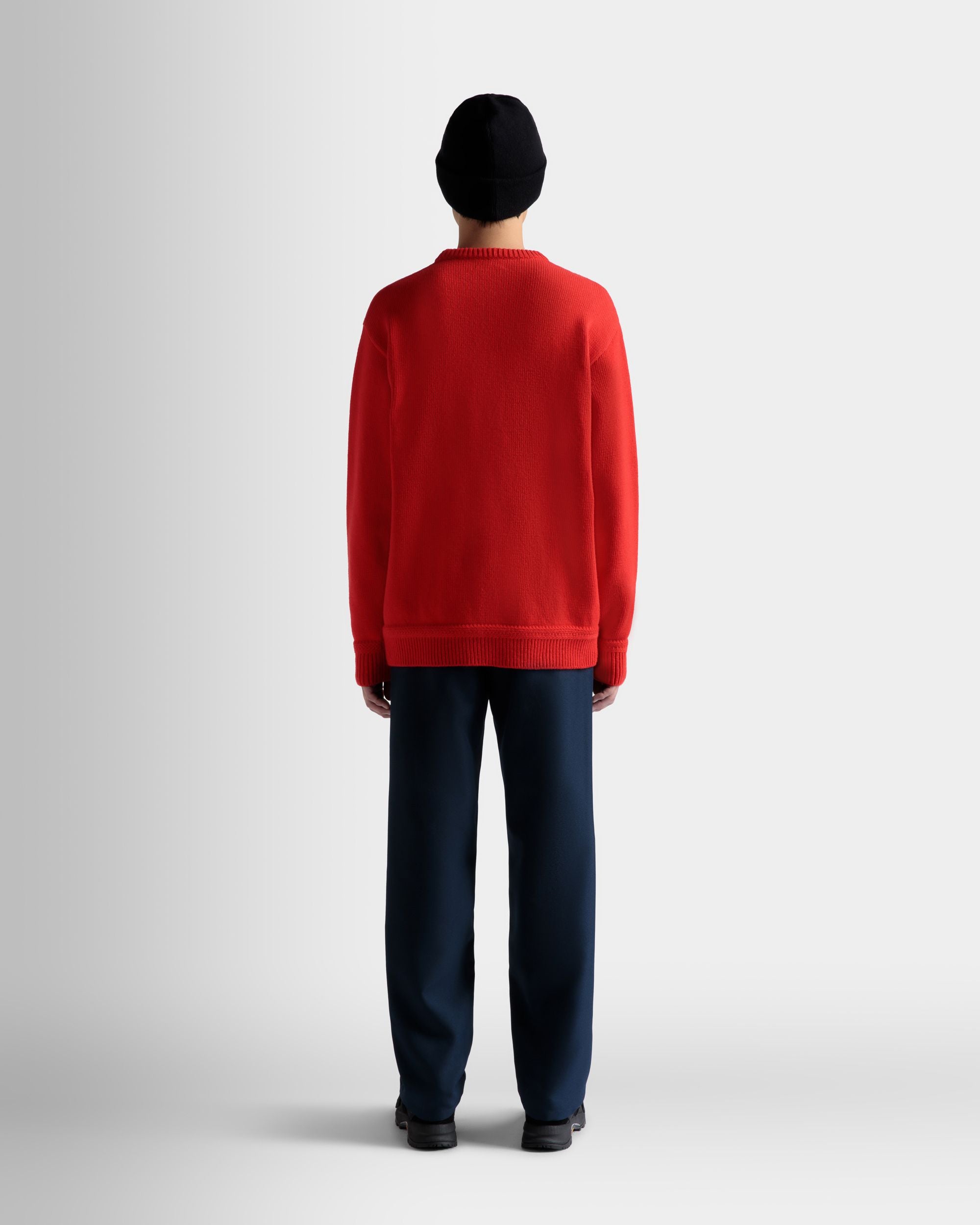 Pullover Aus Wolle In Rot - Herren - Bally - 06