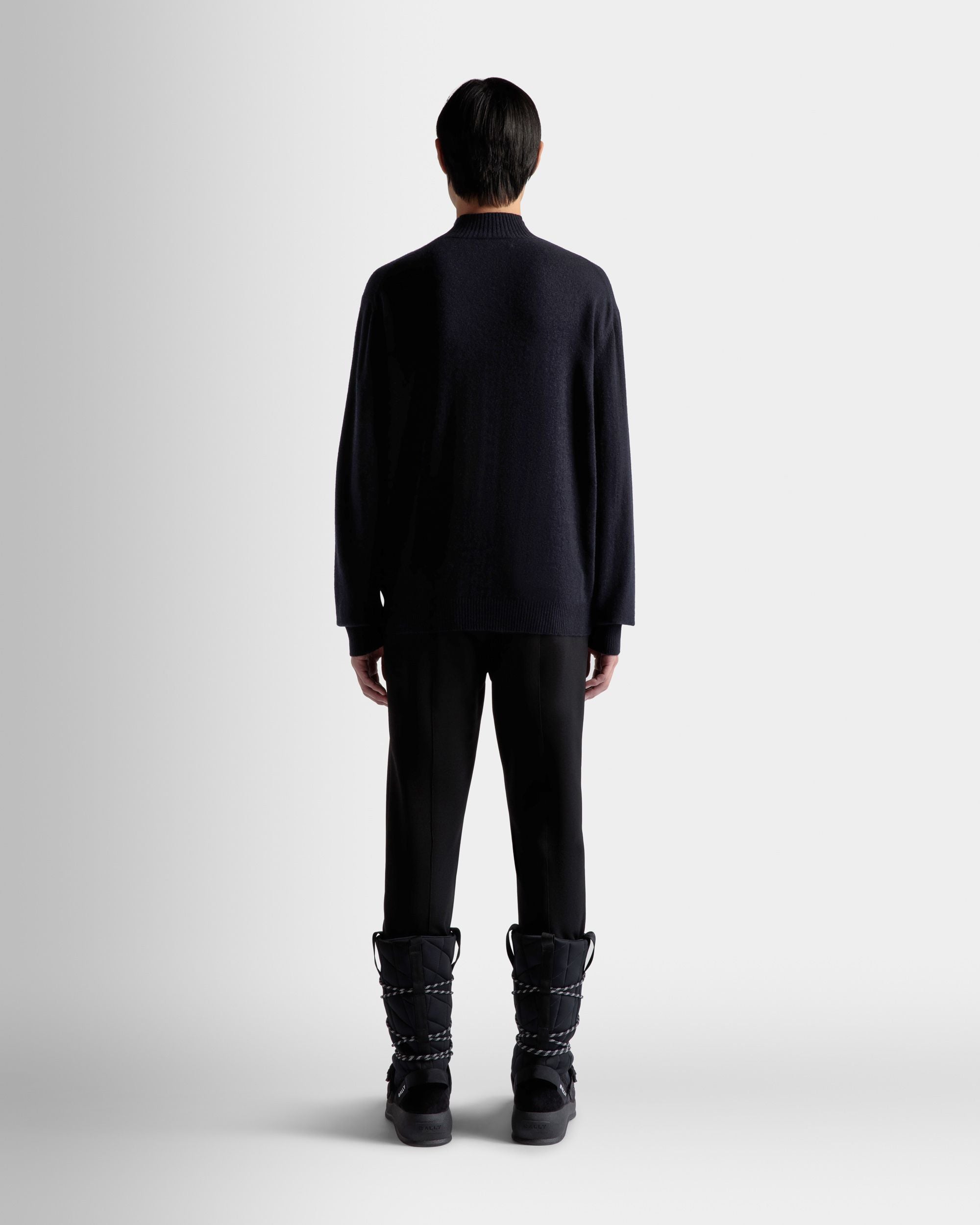Rollkragenpullover Aus Kaschmir In Dunkelblau - Herren - Bally - 06