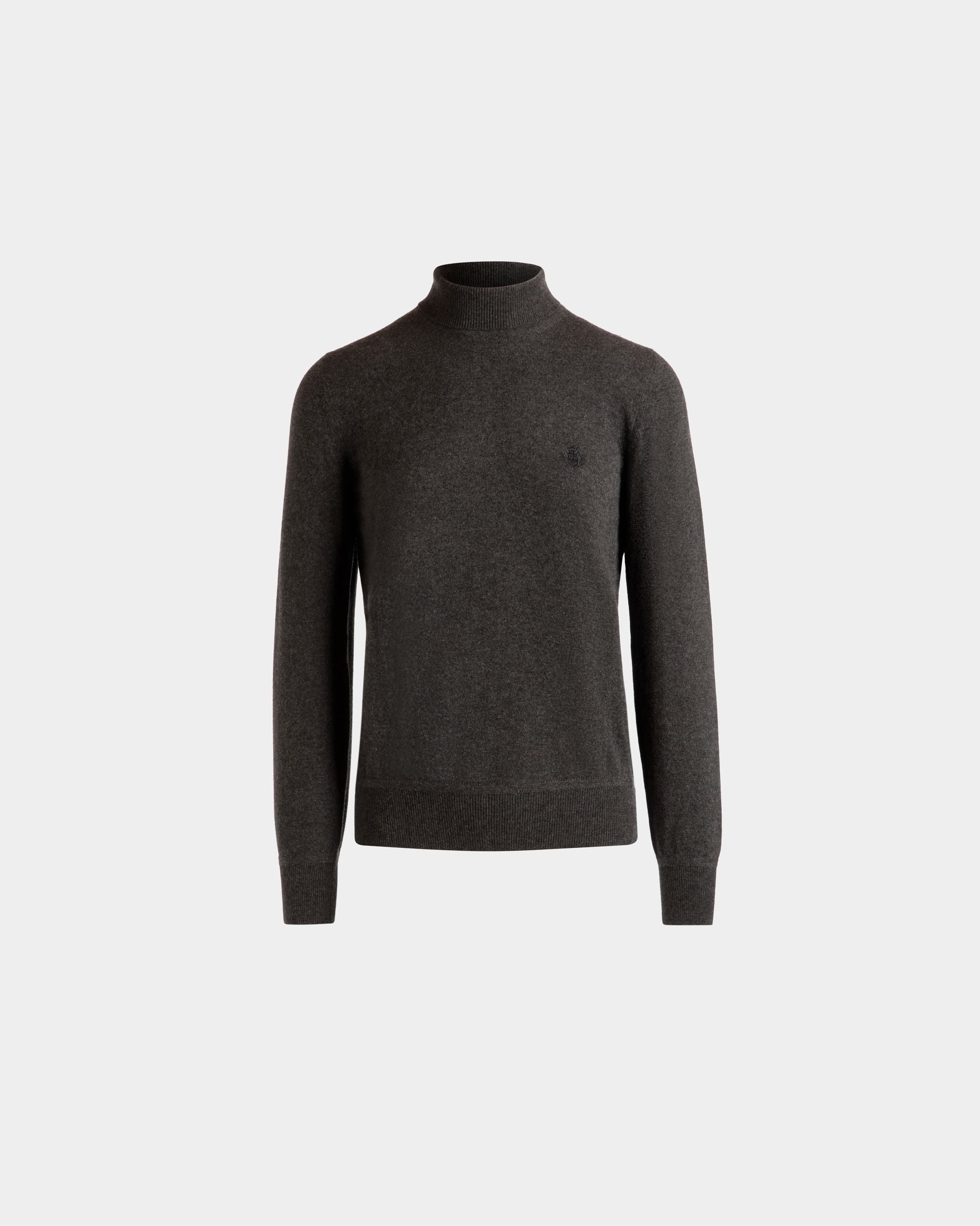 Rollkragenpullover Aus Kaschmir In Dunkelgrau Aus Der Adrien Brody Travel-Kollektion - Herren - Bally - 01