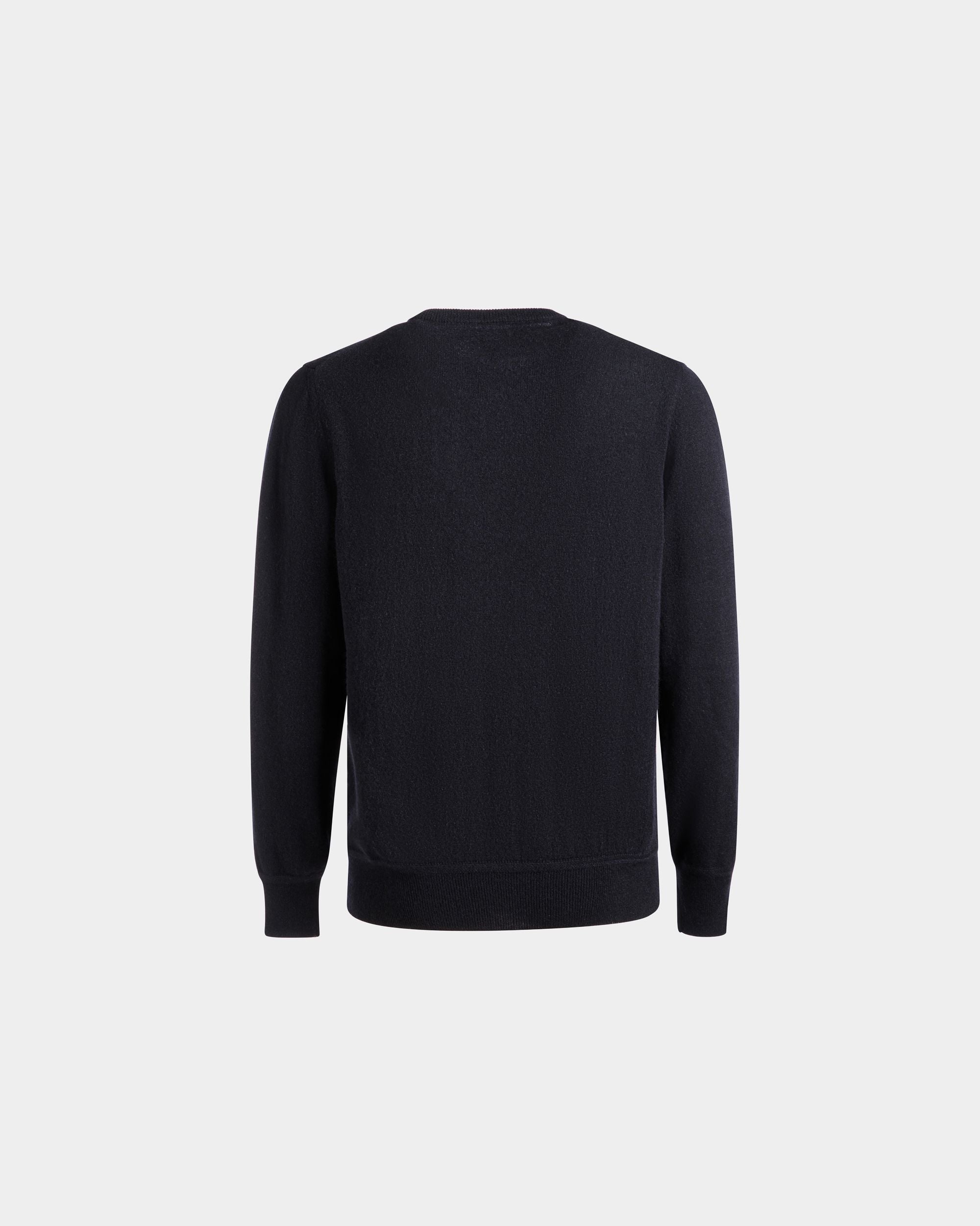 Rundhalspullover Aus Kaschmir In Navy Blue Aus Der Adrien Brody Travel-Kollektion - Herren - Bally - 04
