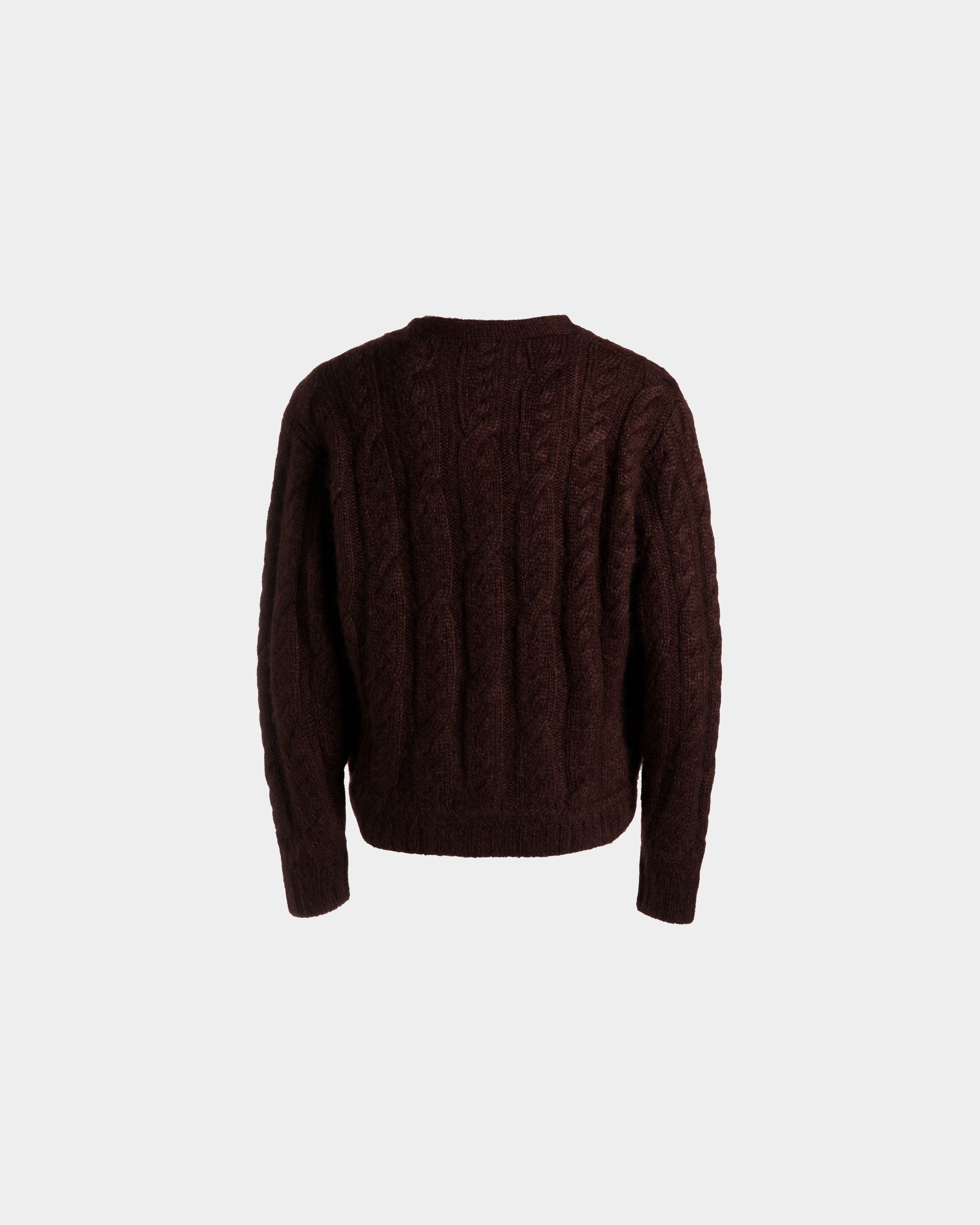 Cardigan Aus Braunem Mohair Und Seide - Herren - Bally - 08
