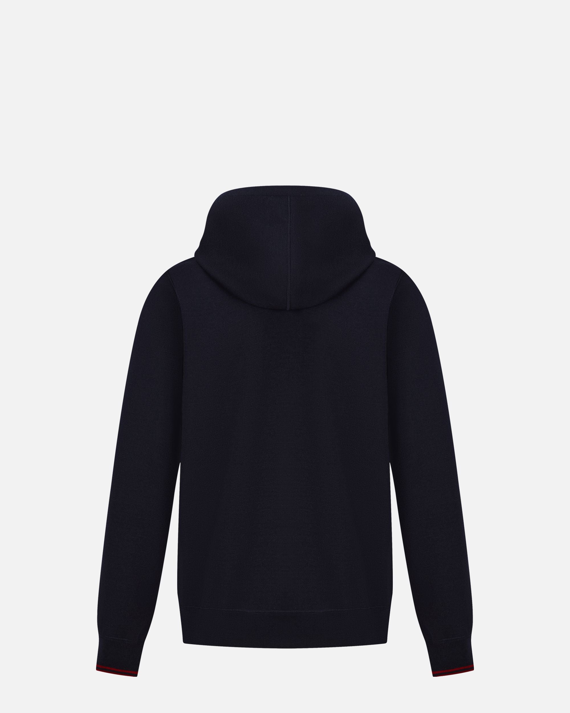 Kapuzenpullover Aus Wolle In Navy Blue - Herren - Bally - 02