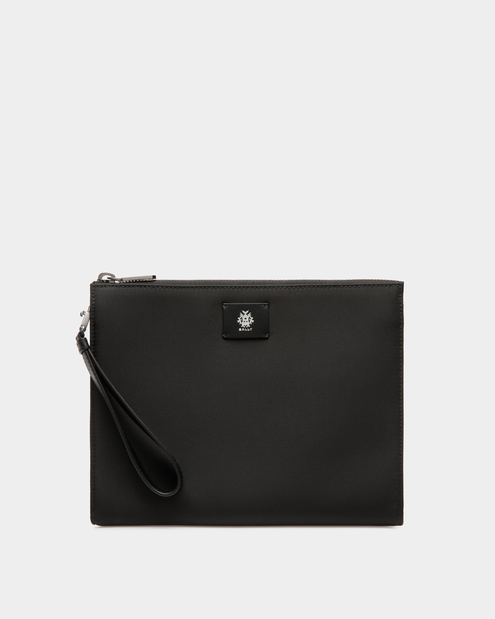 Pochette Aus Nylon In Schwarz Und Gelb Aus Der Adrien Brody Travel-Kollektion - Herren - Bally - 01