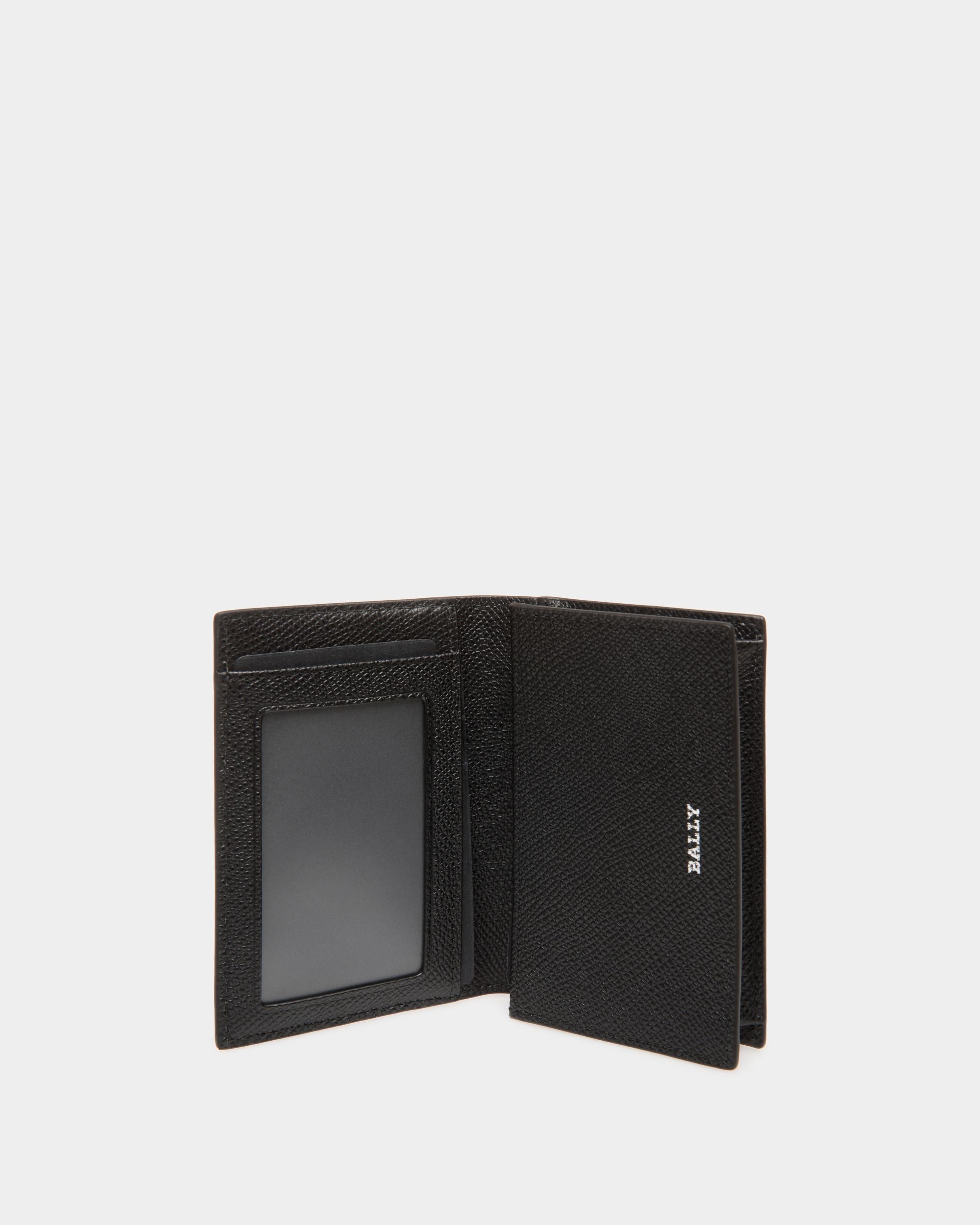 Business Card Holder In Black Bovine - Herren - Bally - 03