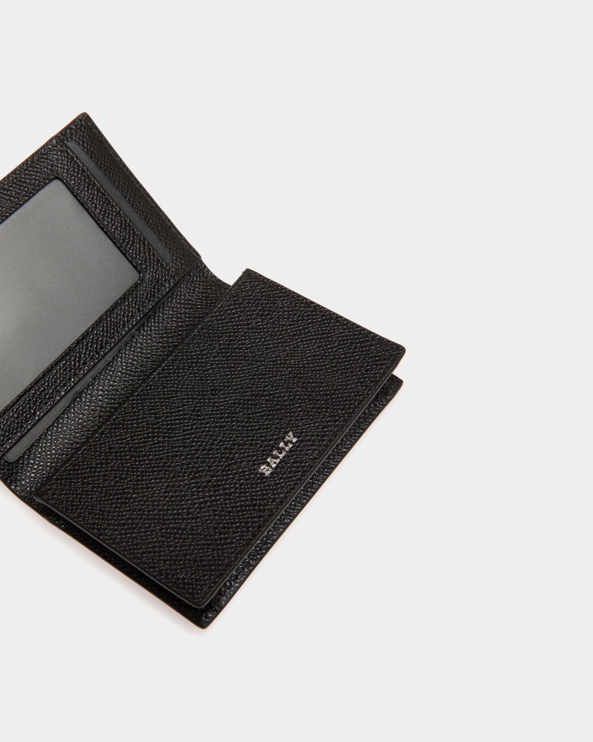 Business Card Holder In Black Bovine - Herren - Bally - 04