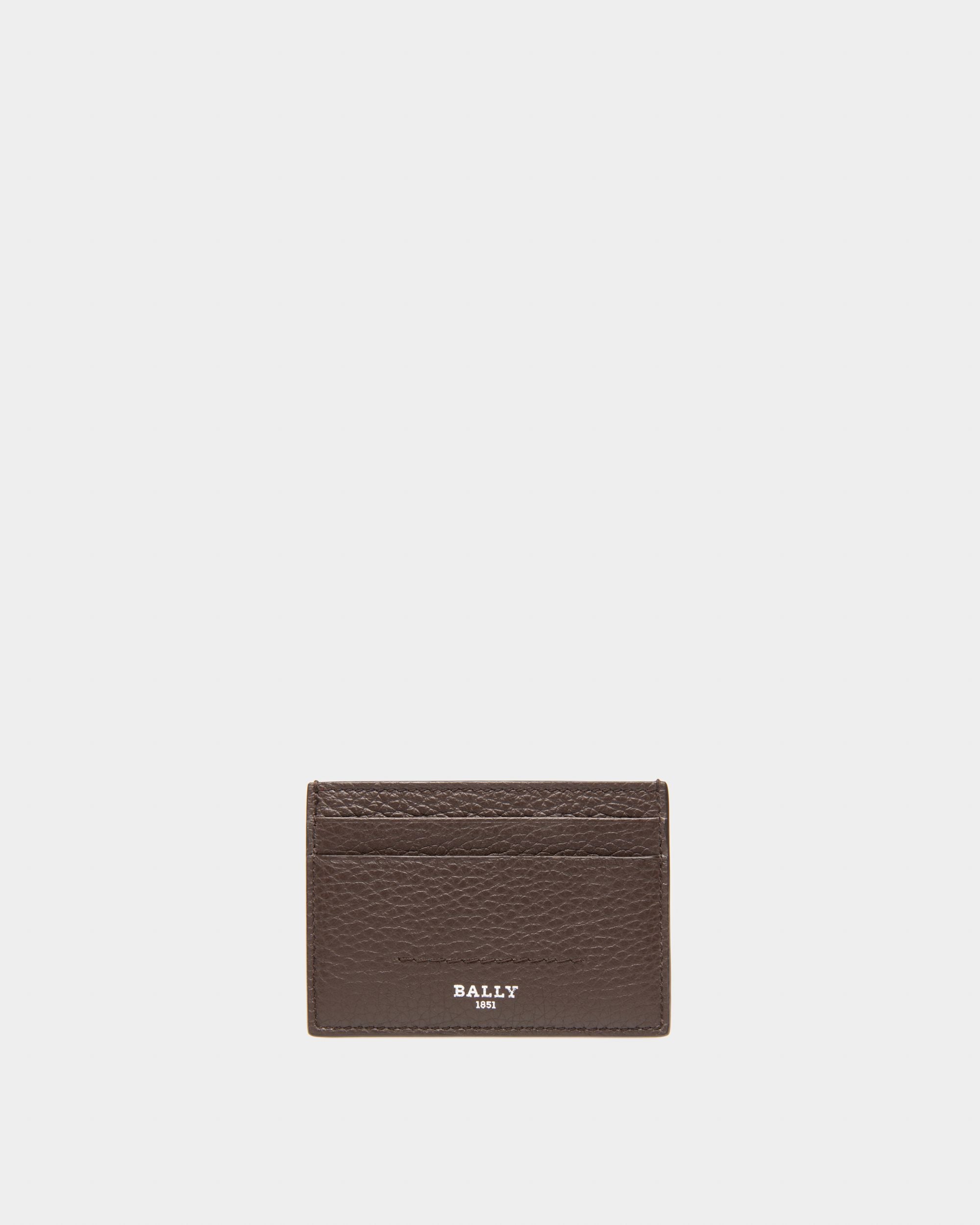 Schar Kartenetui Aus Ebenholzbraunem Leder - Herren - Bally - 01