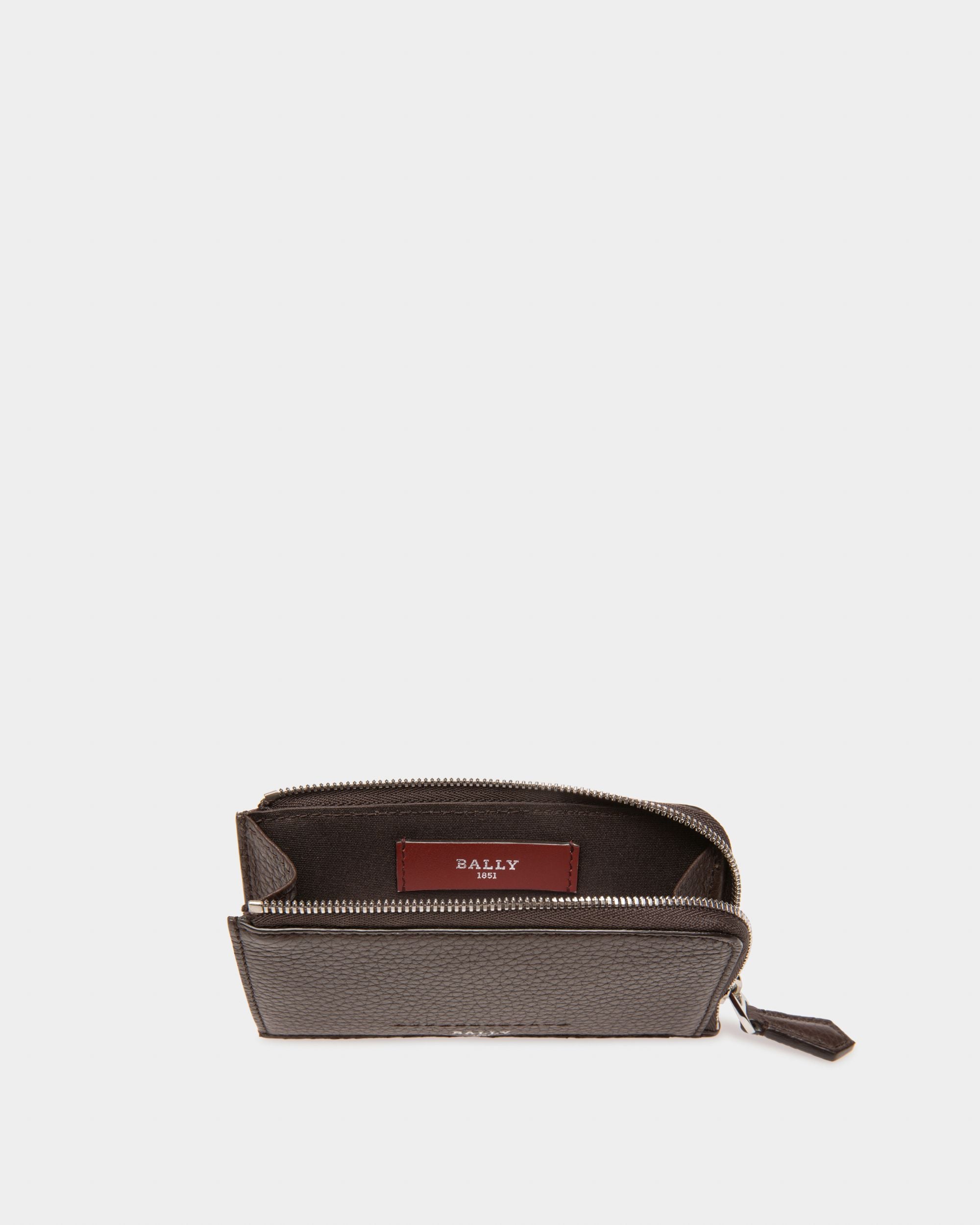 Scord Kartenetui Aus Ebenholzbraunem Leder - Herren - Bally - 04