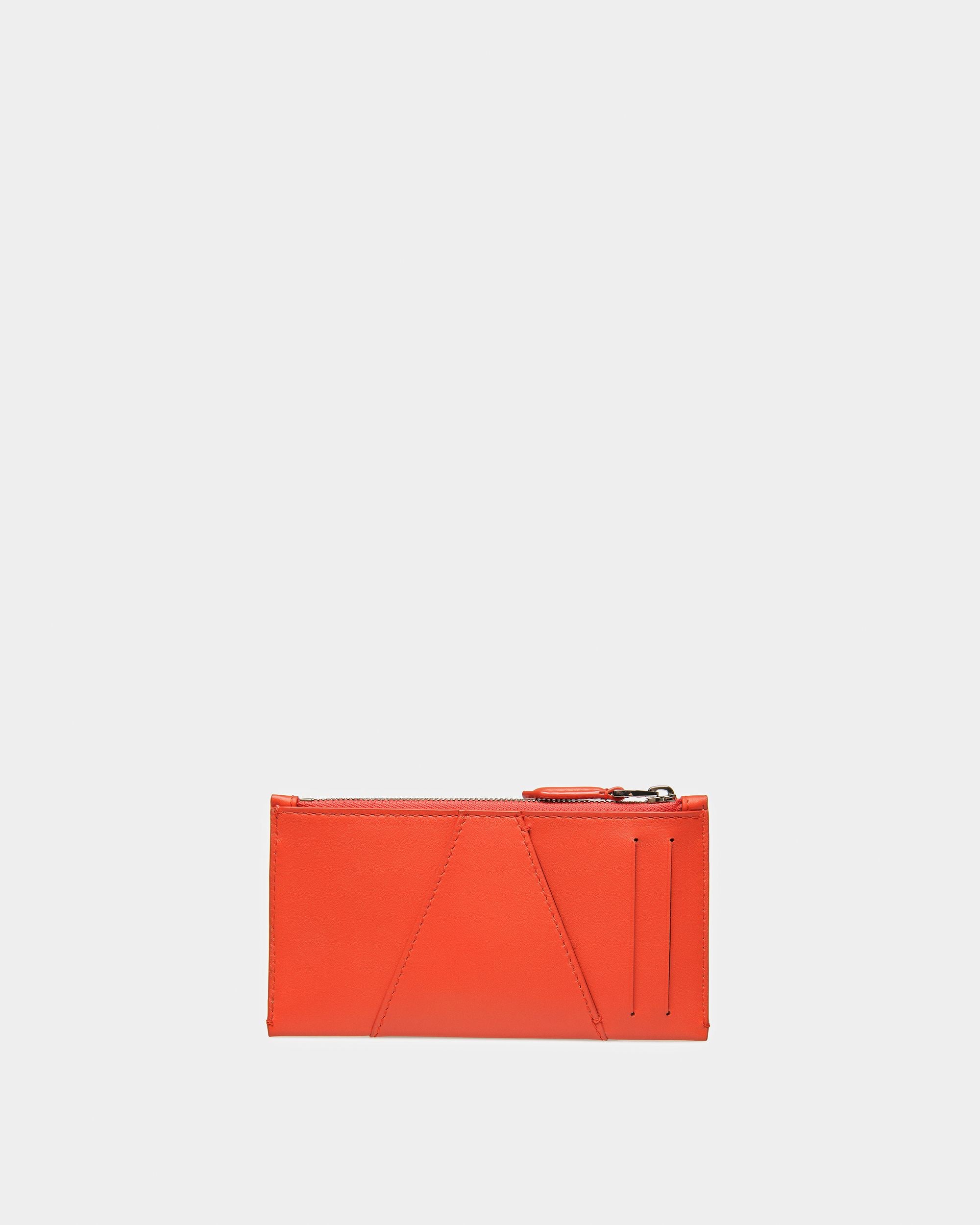 Adley Visitenkartenetui Aus Leder In Orange - Herren - Bally - 02